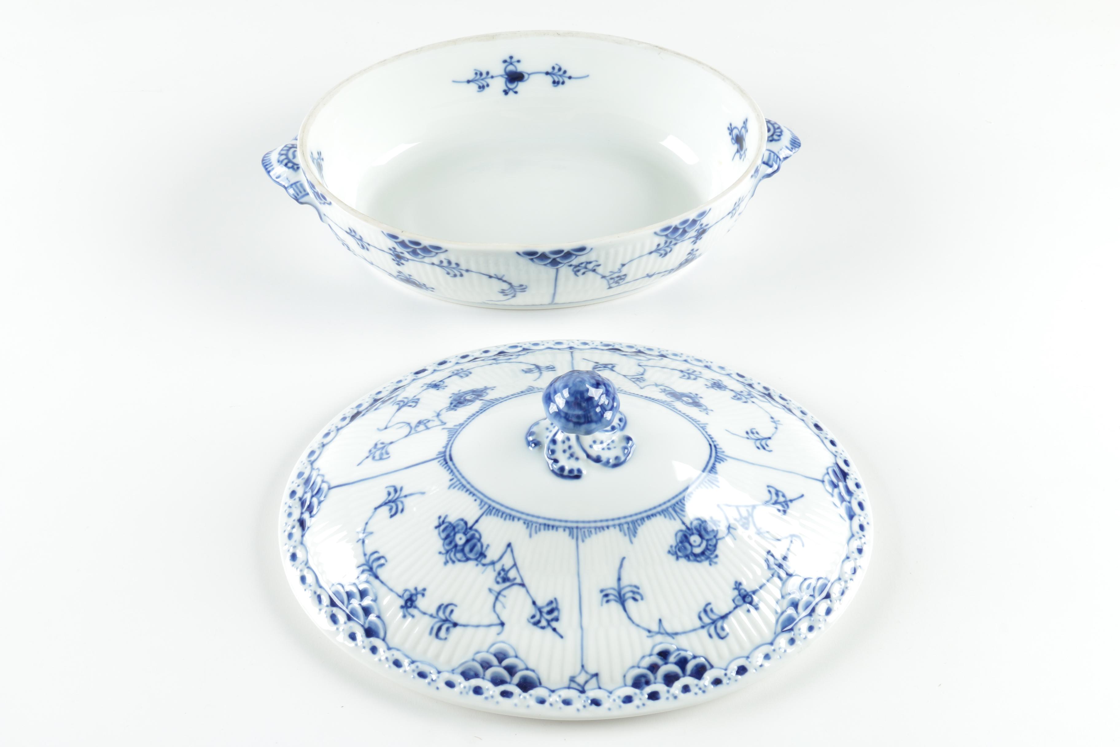 Vintage Royal Copenhagen "Blue Fluted" Tableware