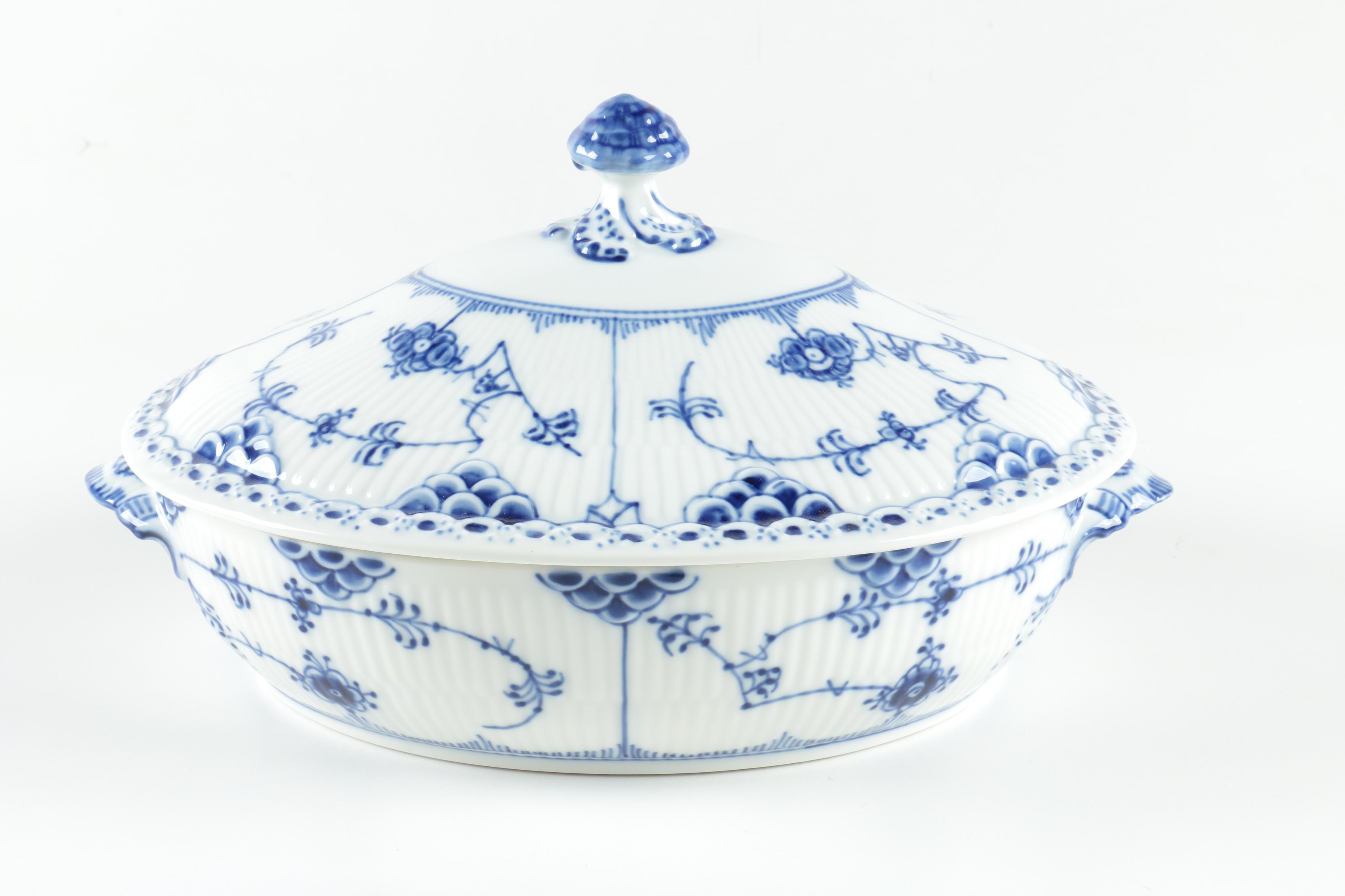 Vintage Royal Copenhagen "Blue Fluted" Tableware