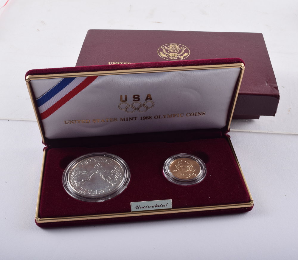 1988 Olympics Commemorative Proof Coin Set