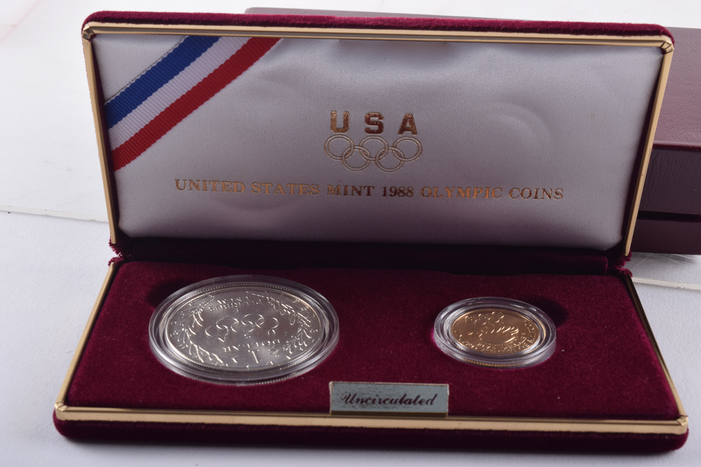 1988 Olympics Commemorative Proof Coin Set
