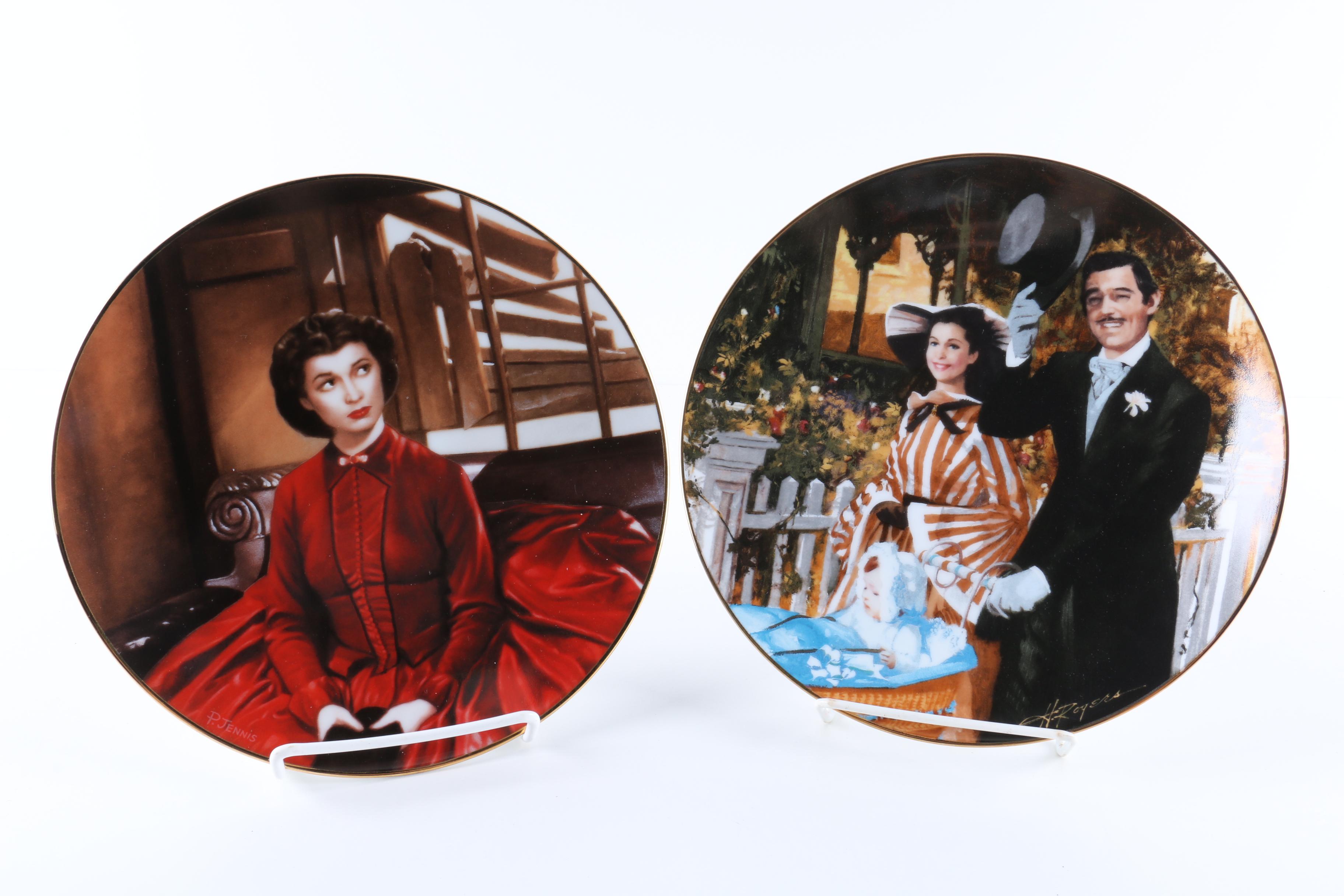 W.S. George "Gone With the Wind" Limited Edition Commemorative Plates