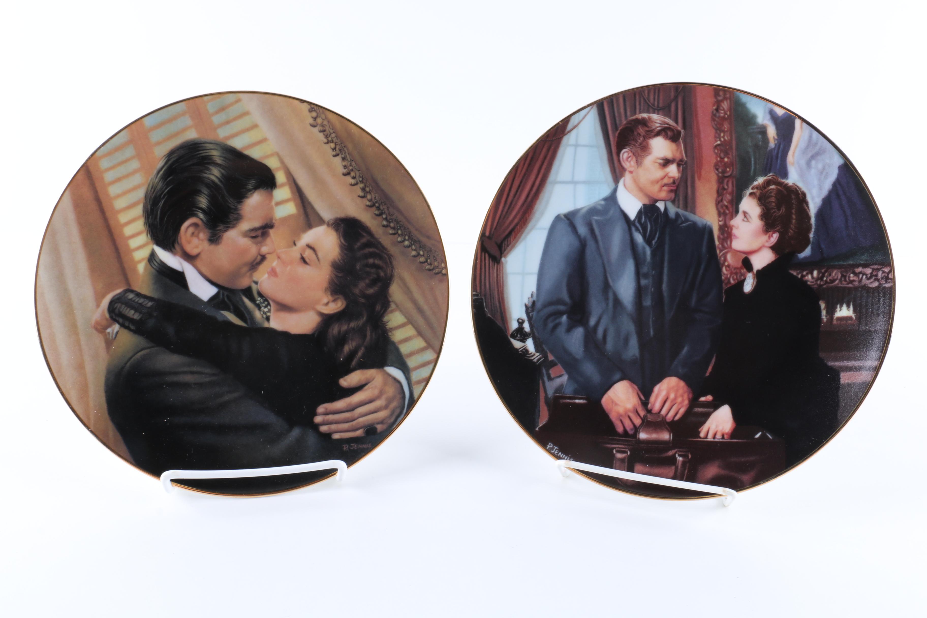 W.S. George "Gone With the Wind" Limited Edition Commemorative Plates