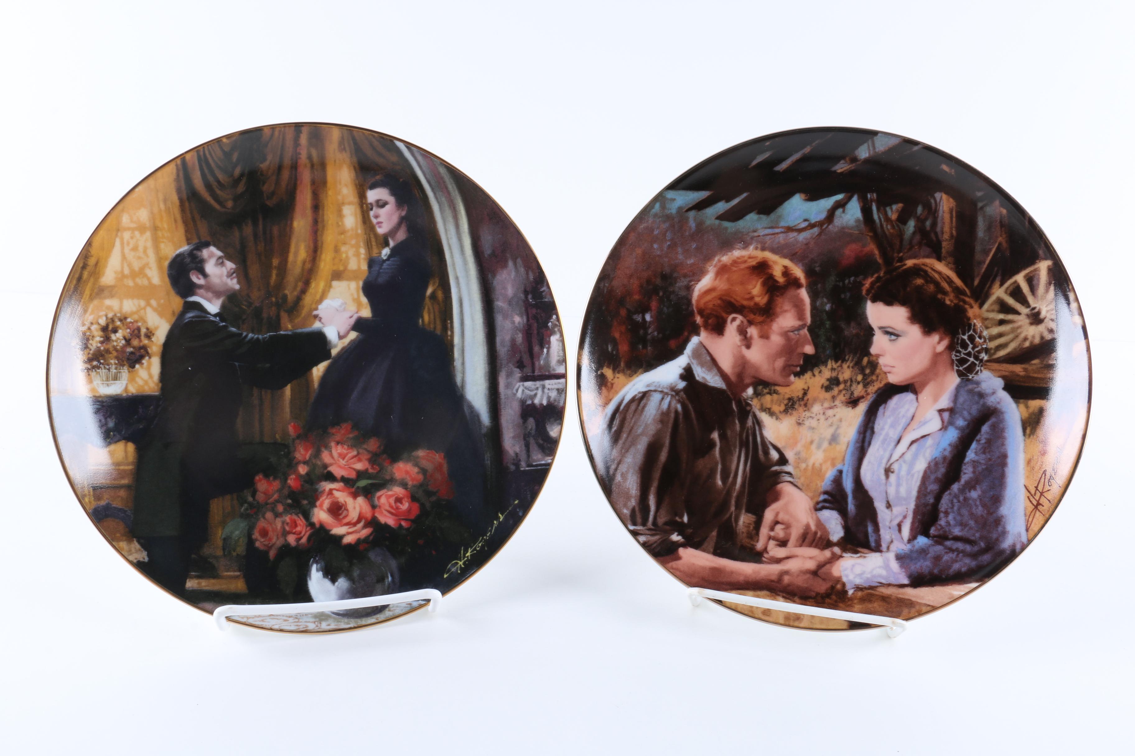 W.S. George "Gone With the Wind" Limited Edition Commemorative Plates