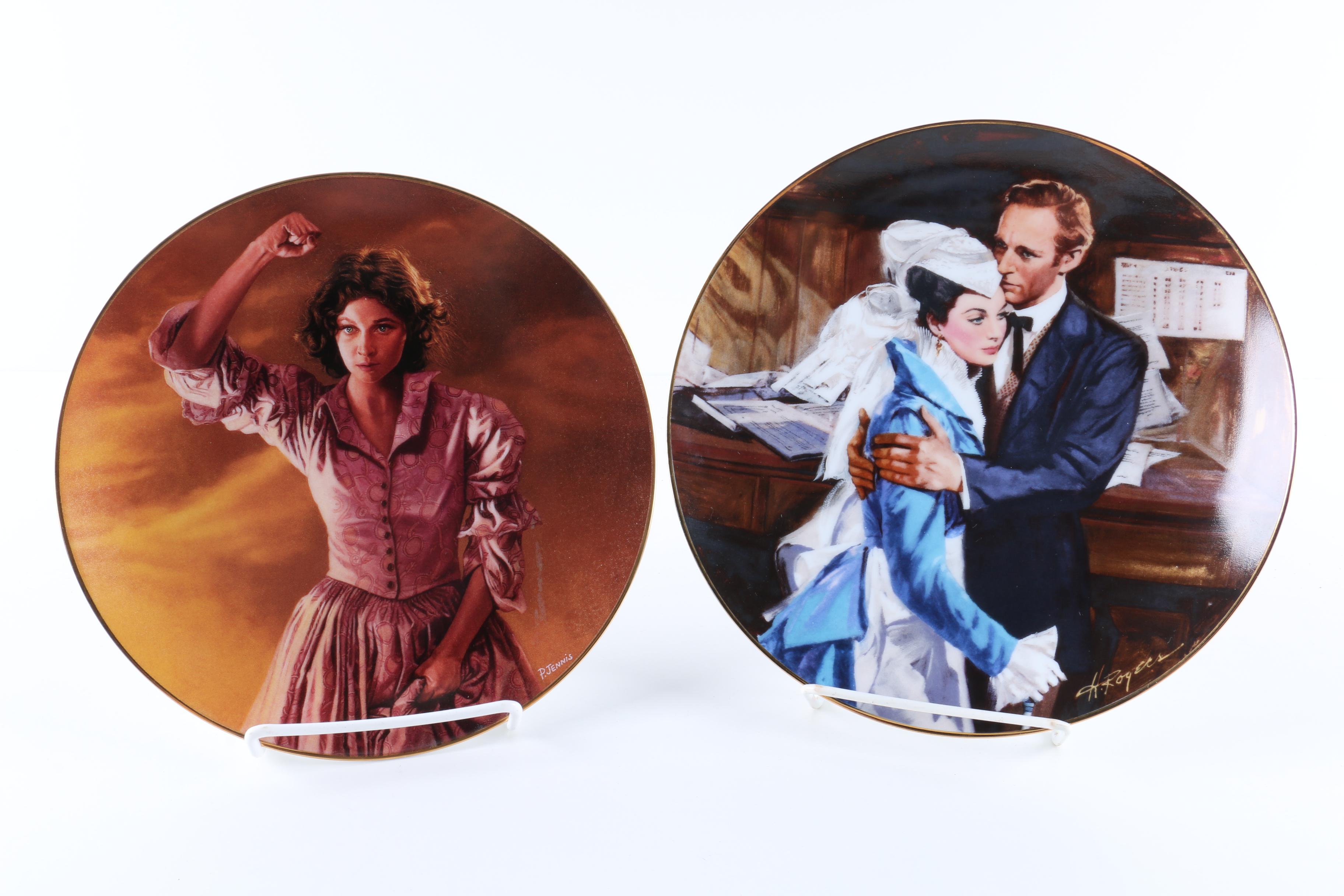 W.S. George "Gone With the Wind" Limited Edition Commemorative Plates