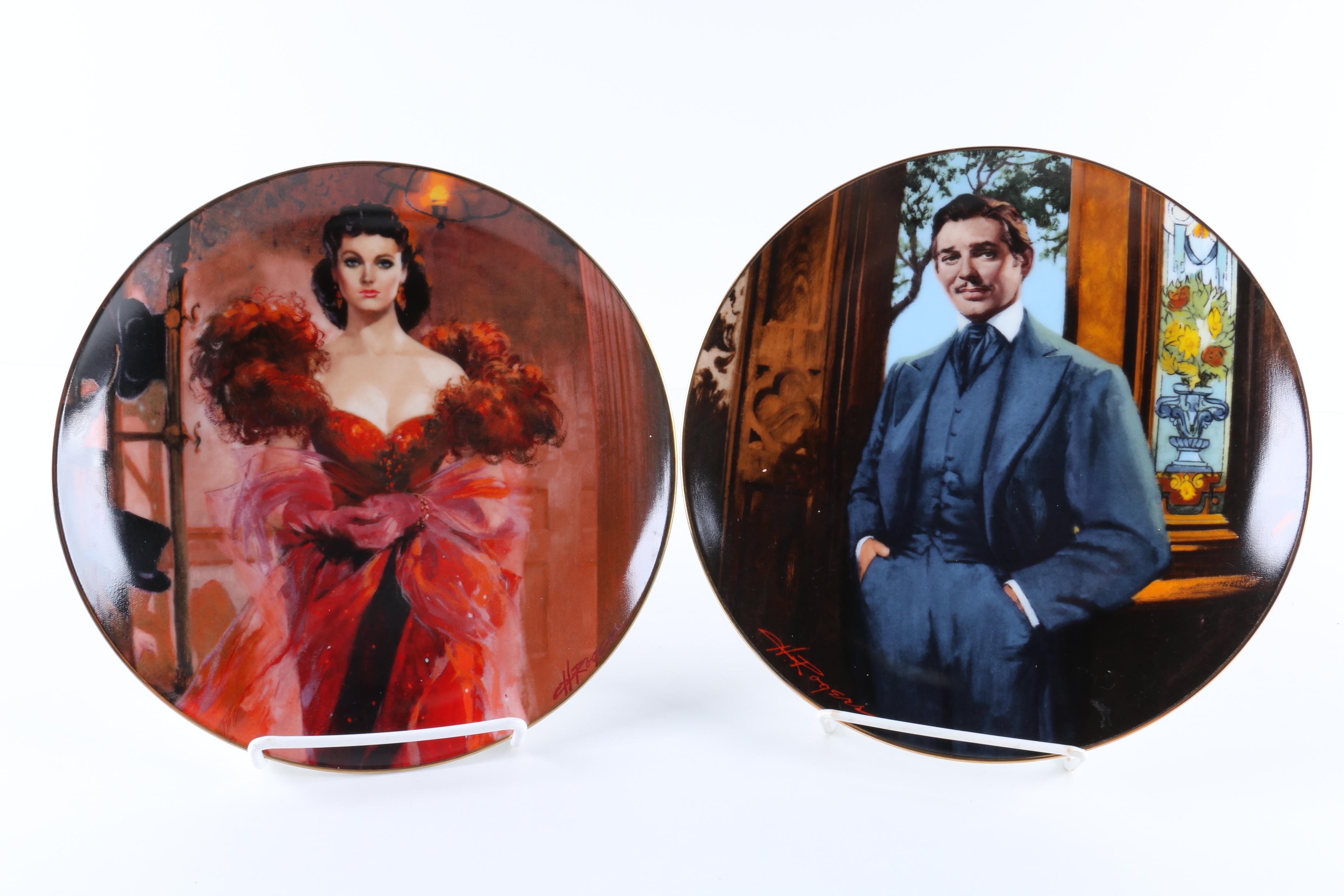 W.S. George "Gone With the Wind" Limited Edition Commemorative Plates