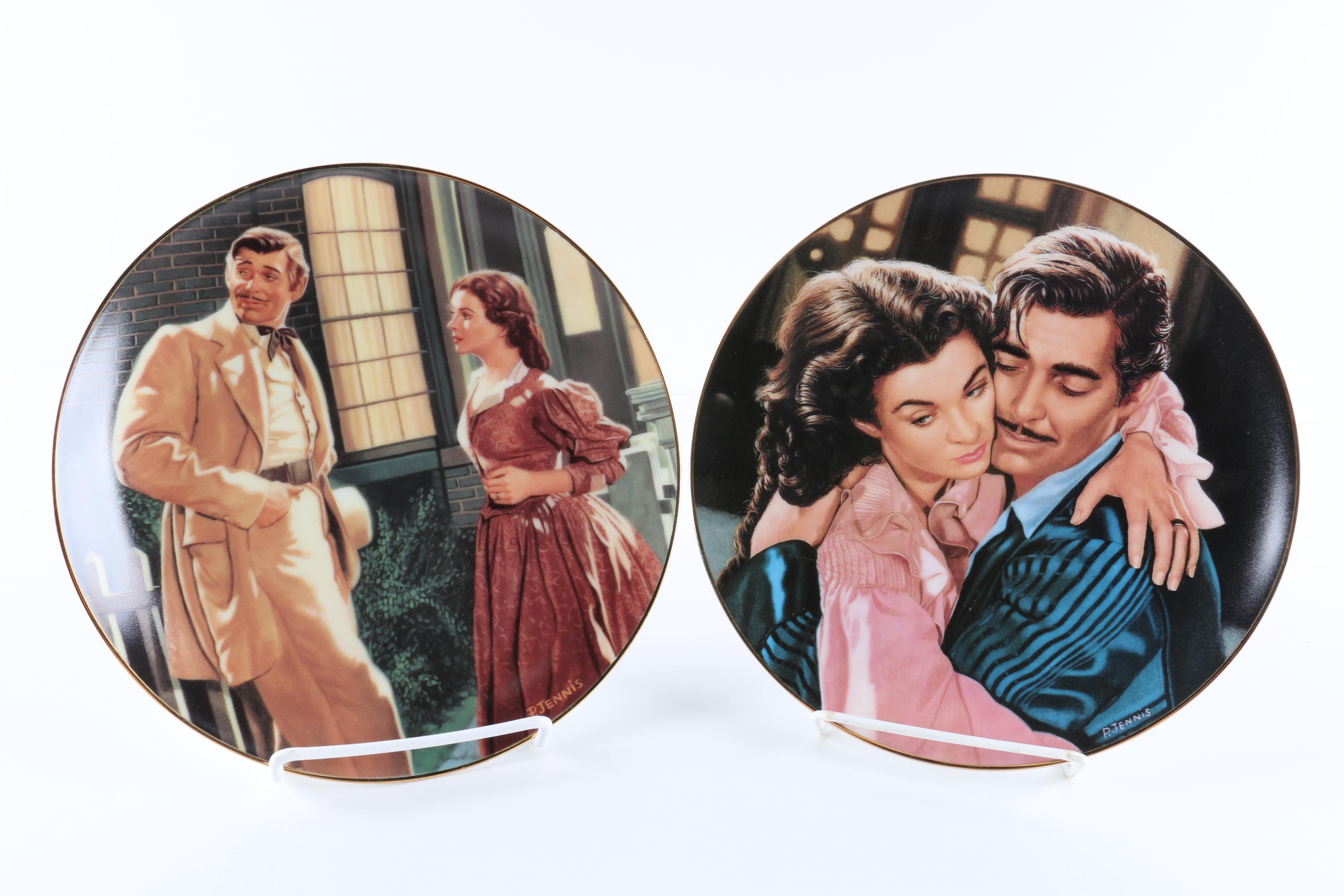 W.S. George "Gone With the Wind" Limited Edition Commemorative Plates