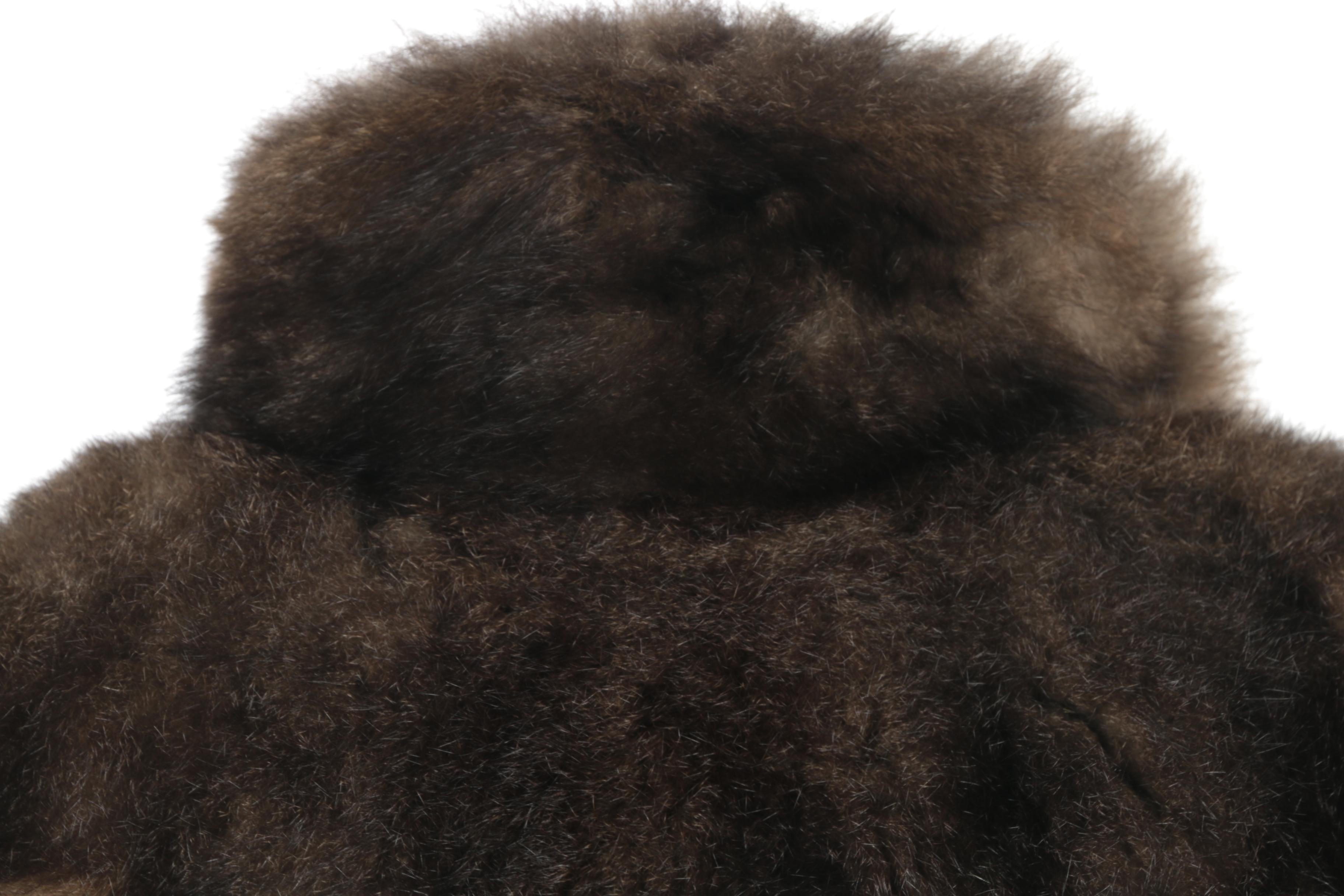 Brown Possum Fur Coat