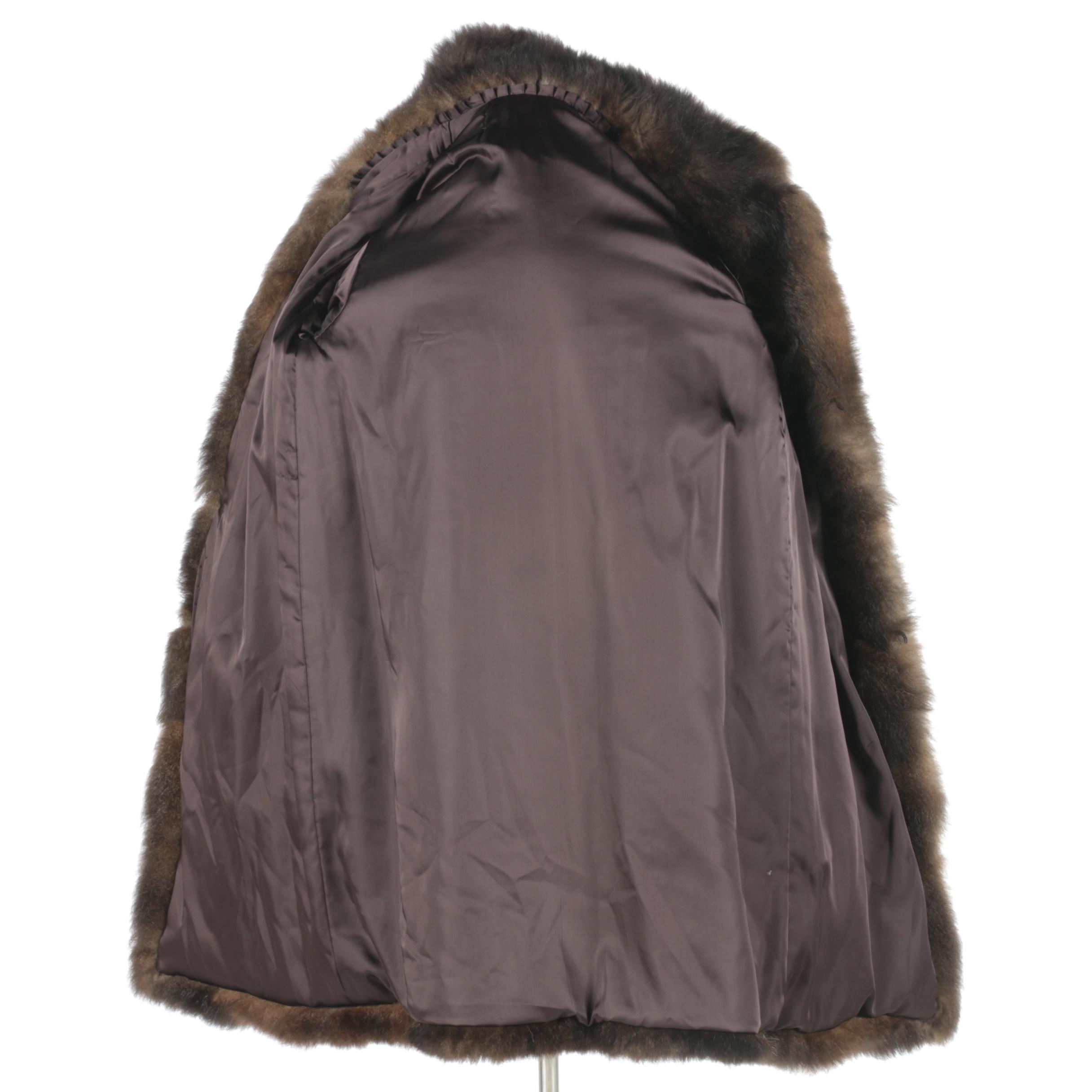 Brown Possum Fur Coat
