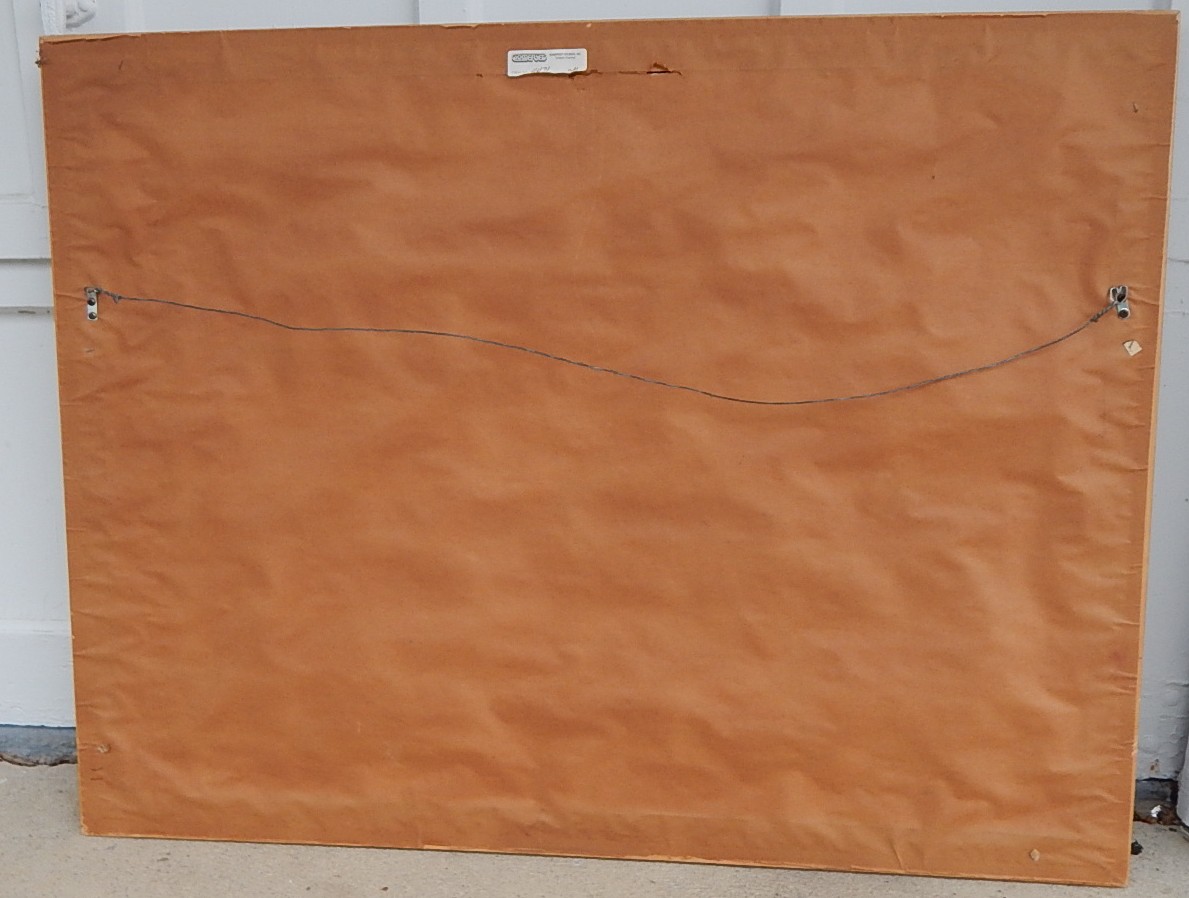 Large Framed Decorative Rural Landscape Print