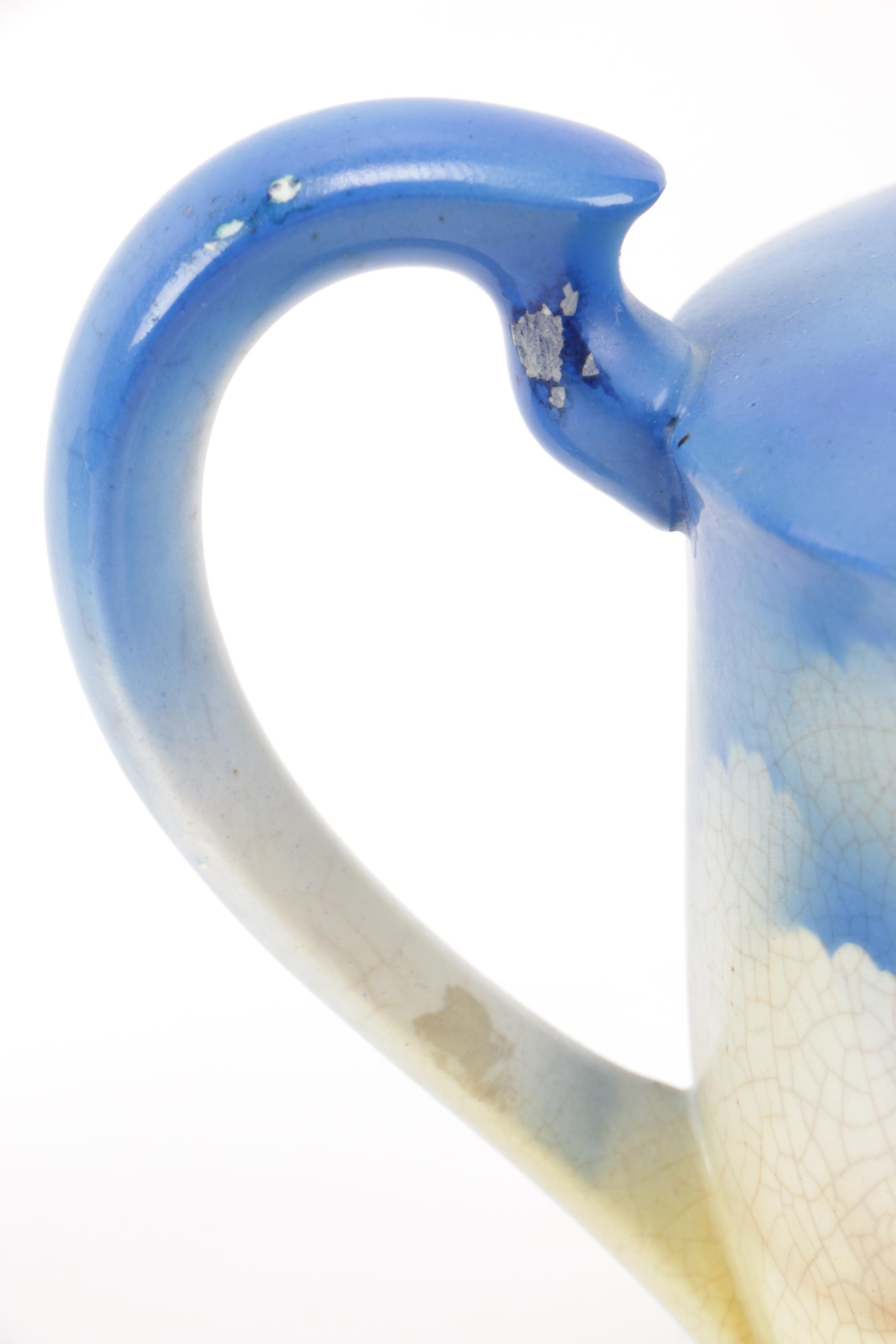 Painted Teapot and Sugar Bowl