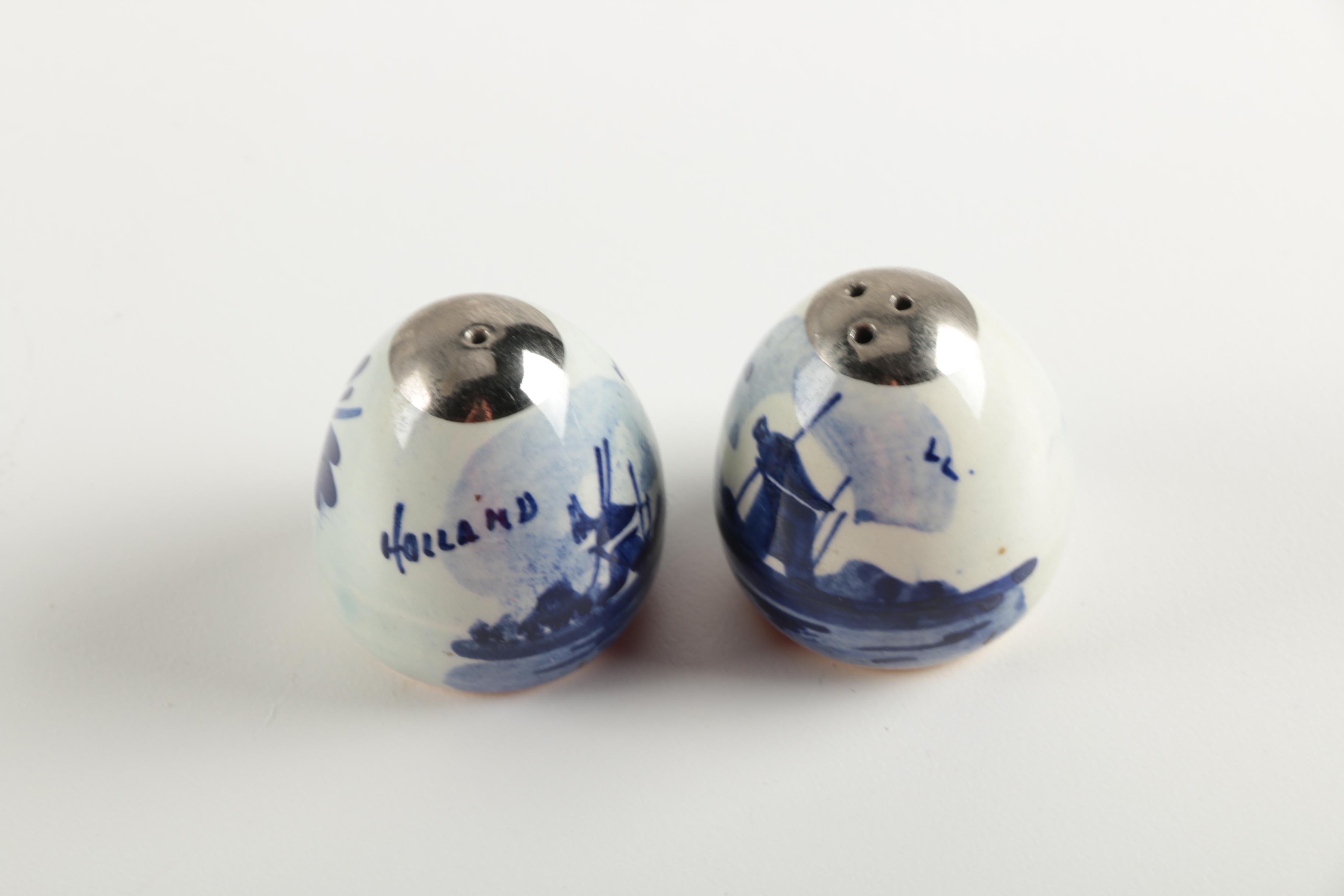 Collection of Blue and White Ceramics