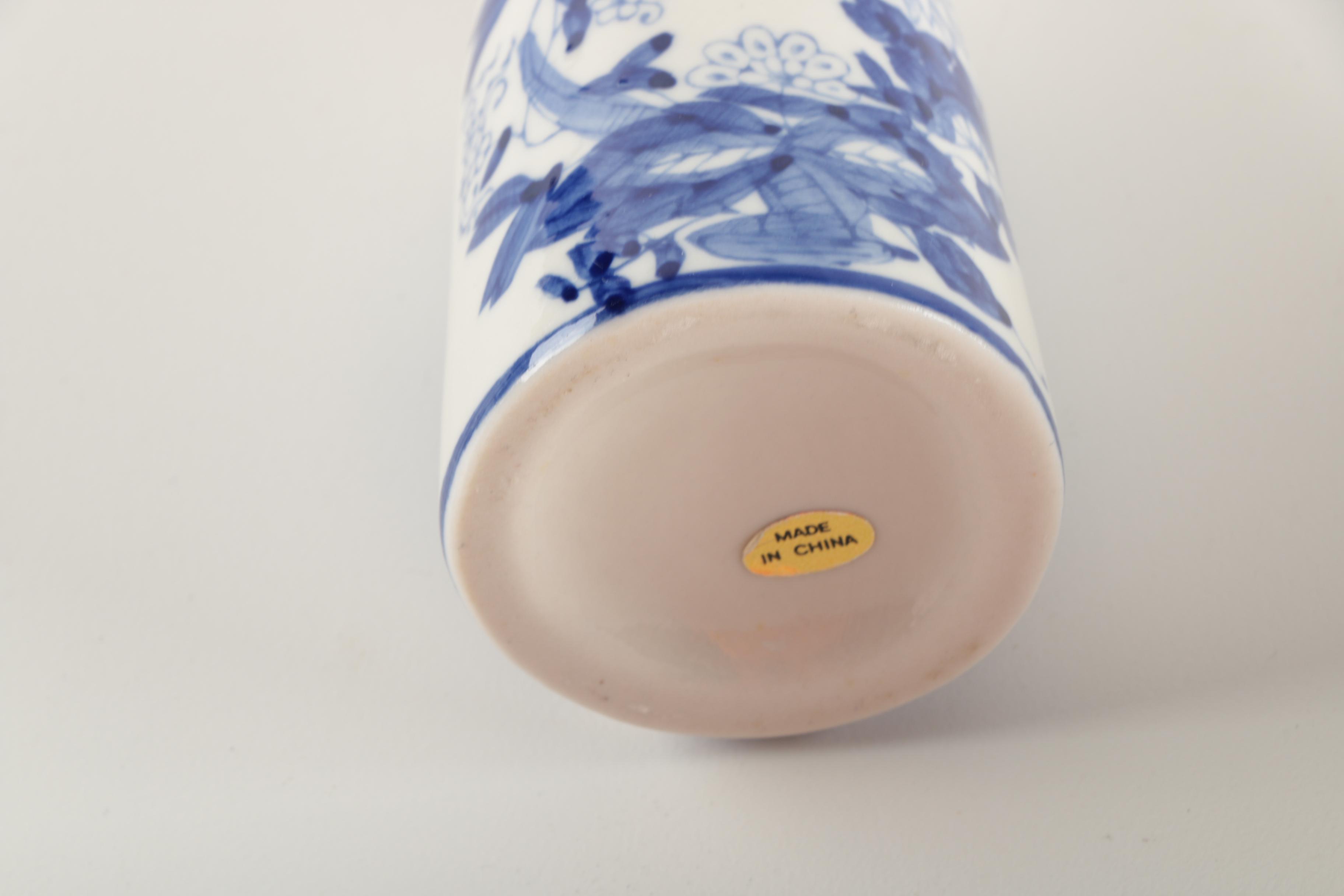 Collection of Blue and White Ceramics