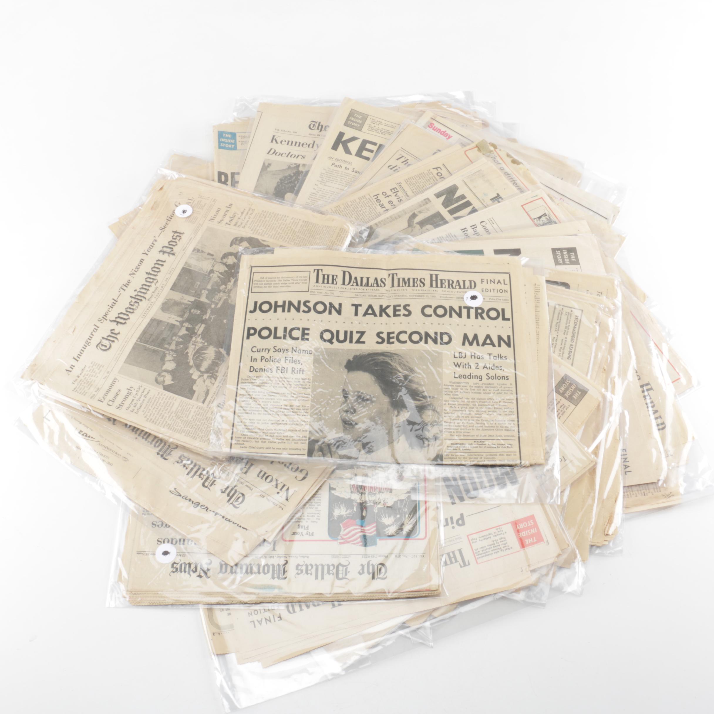 Vintage Newspaper Collection