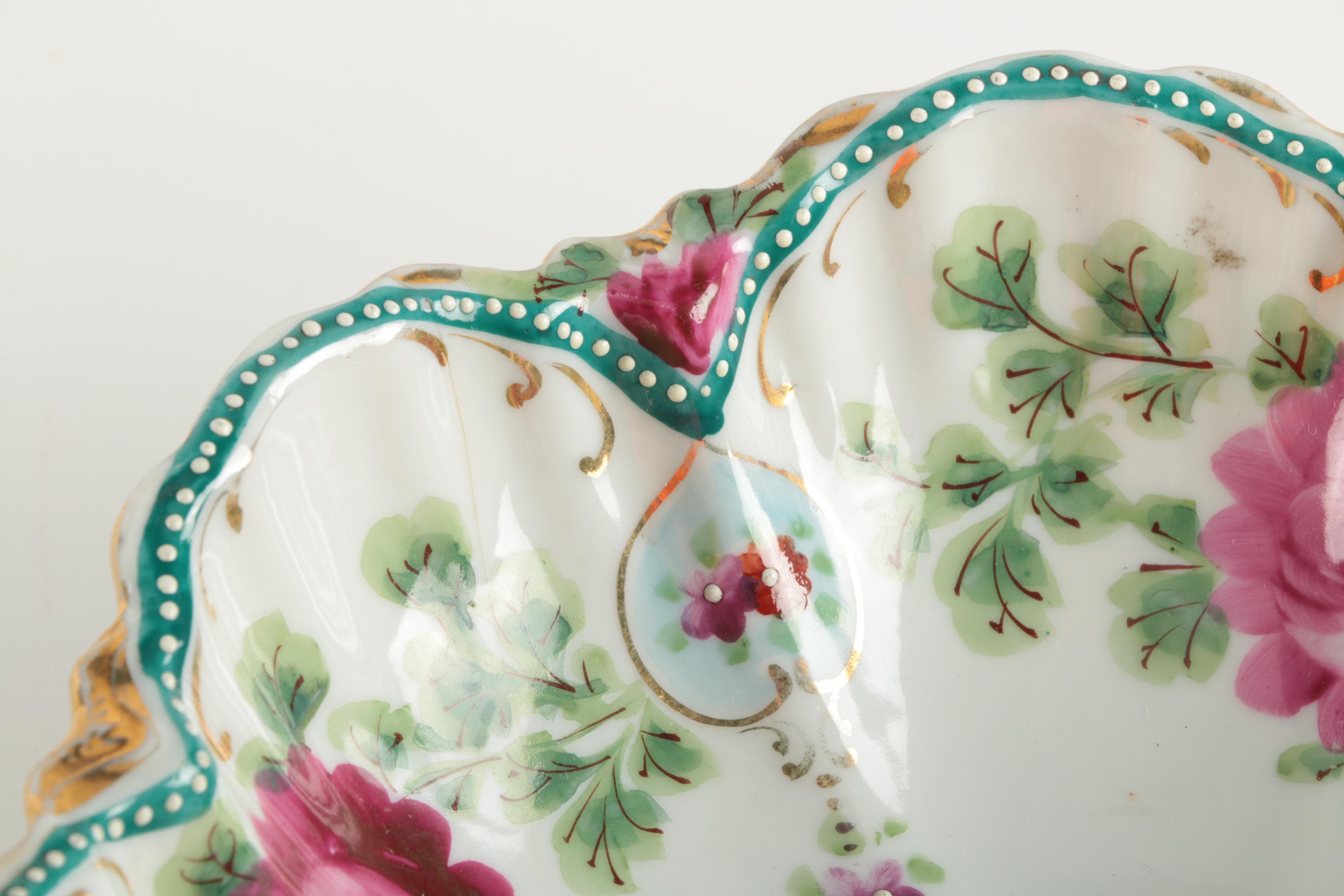 Set of Hand Painted Porcelain Bowls