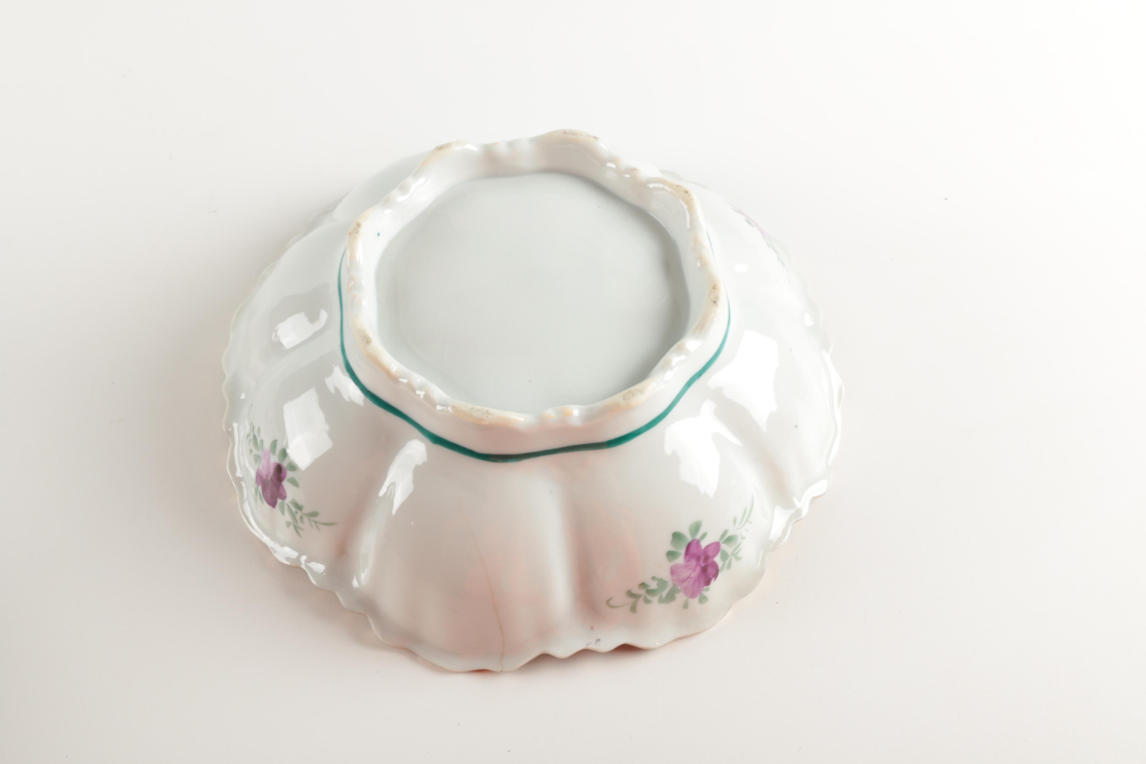 Set of Hand Painted Porcelain Bowls