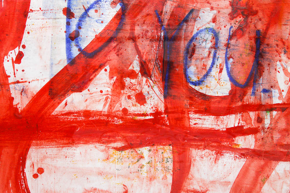 William Quigley Mixed Media Painting on Canvas "Do I have to Explain..."