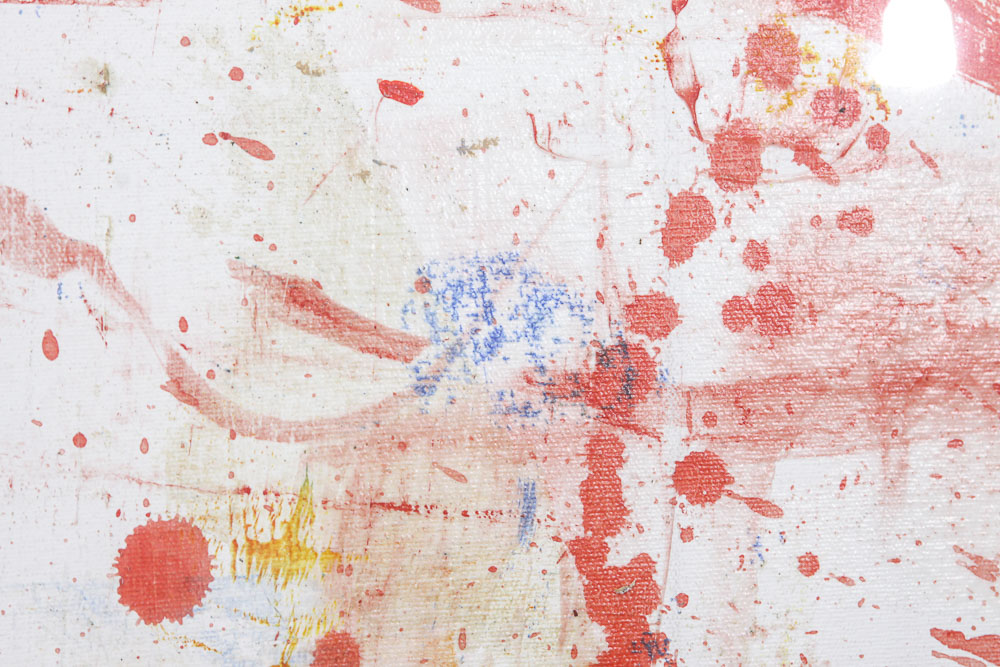 William Quigley Mixed Media Painting on Canvas "Do I have to Explain..."