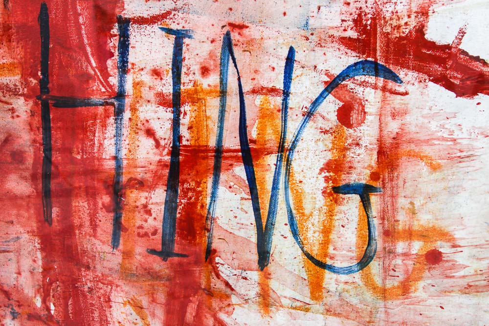 William Quigley Mixed Media Painting on Canvas "Do I have to Explain..."