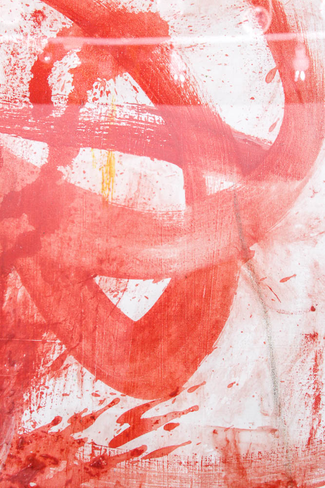 William Quigley Mixed Media Painting on Canvas "Do I have to Explain..."