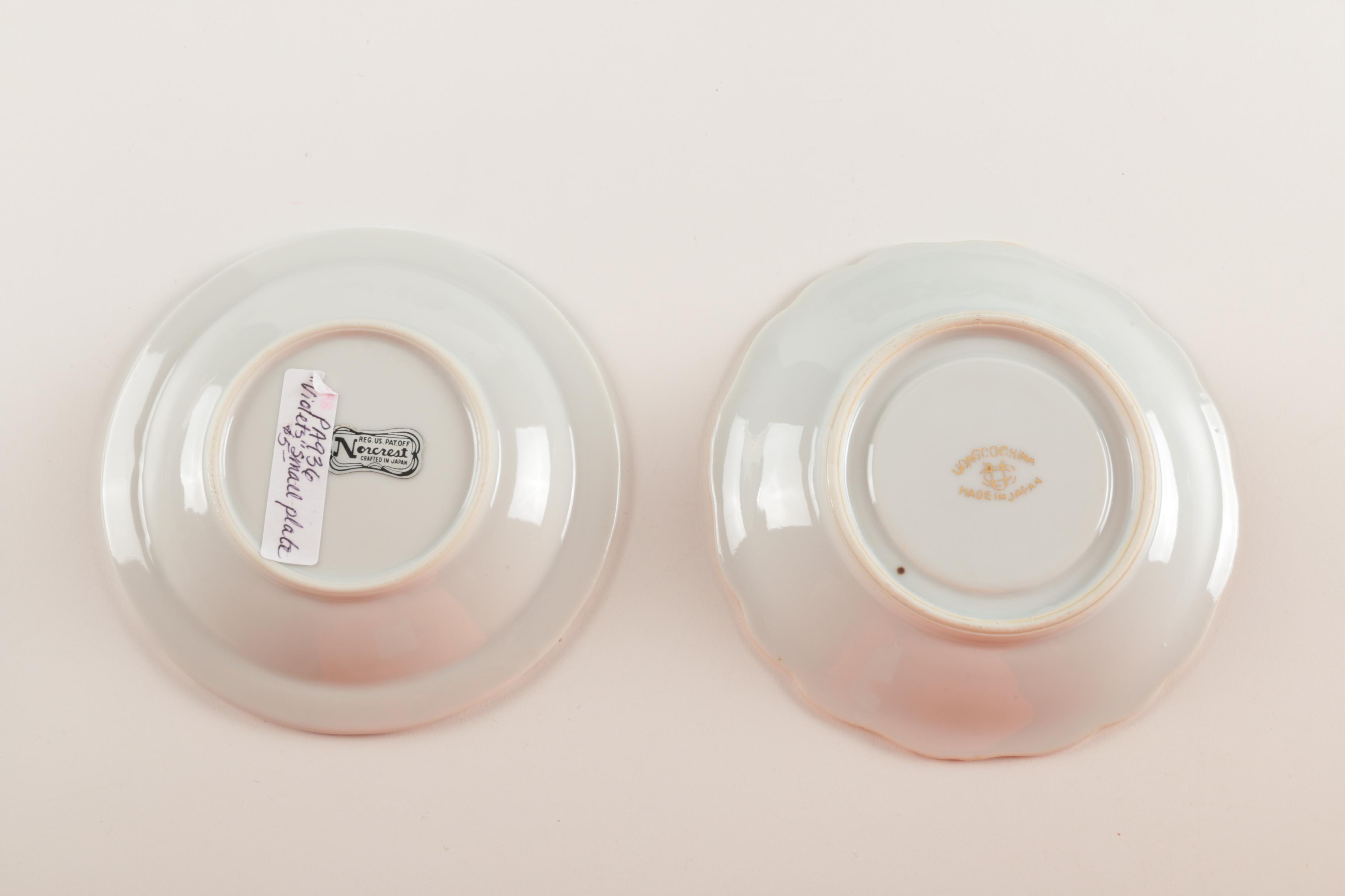 Violet Themed Ceramic Tableware