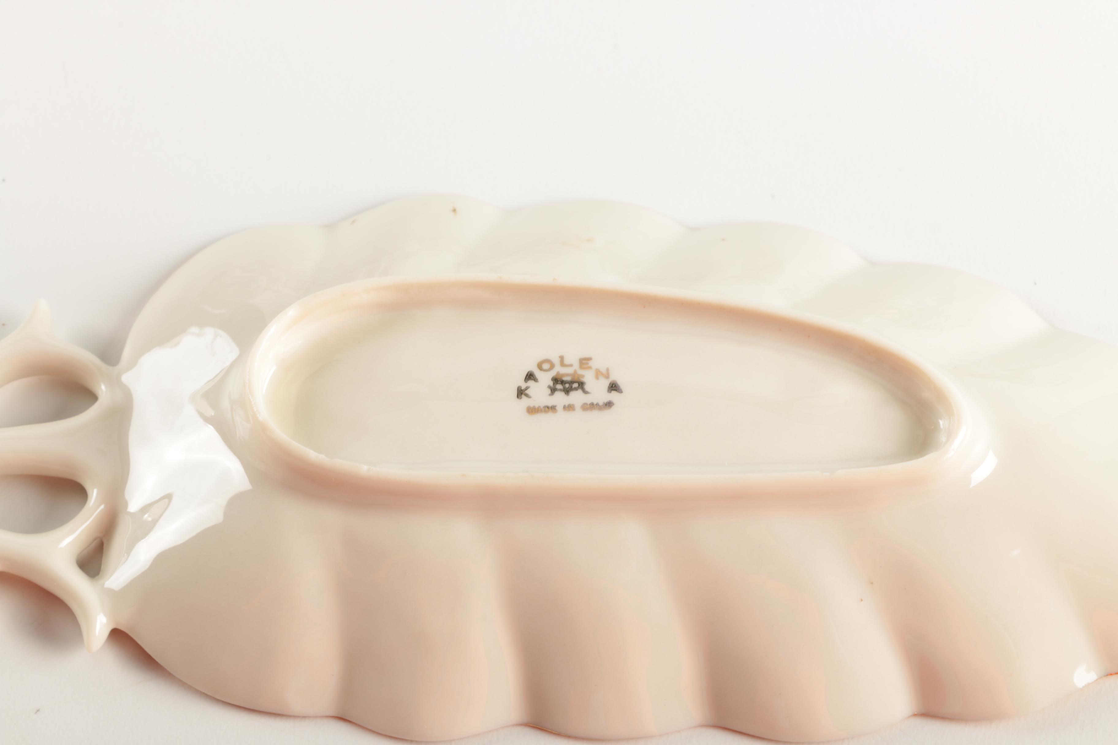 Violet Themed Ceramic Tableware