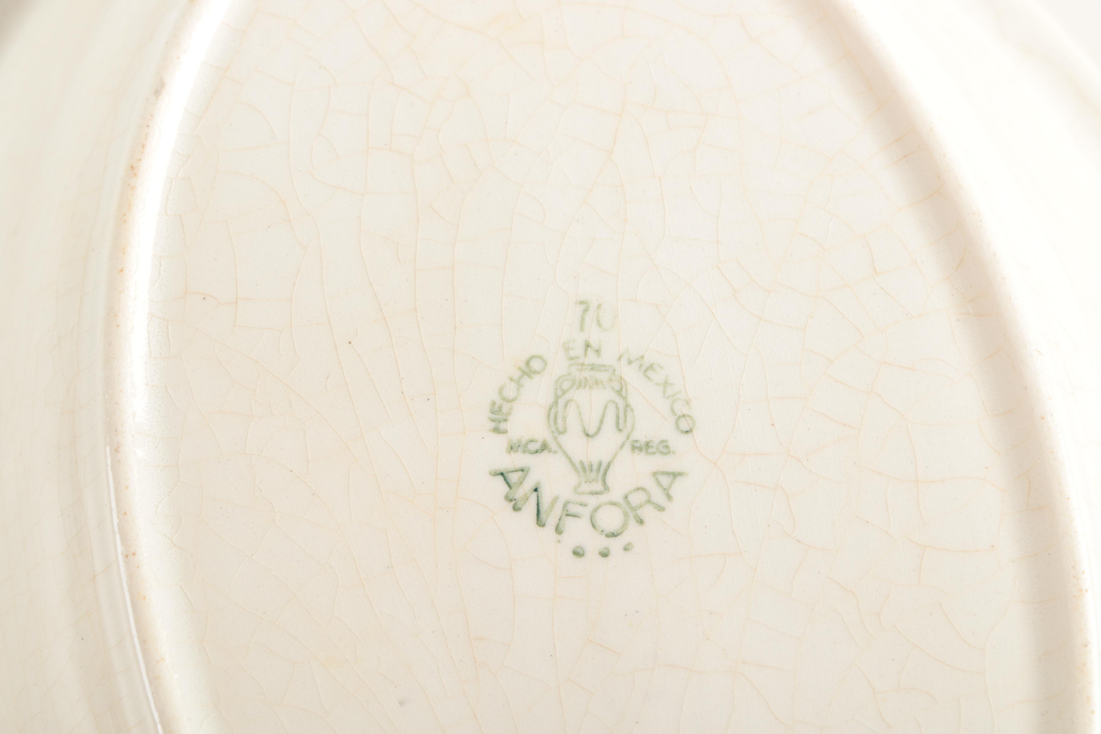 Violet Themed Ceramic Tableware