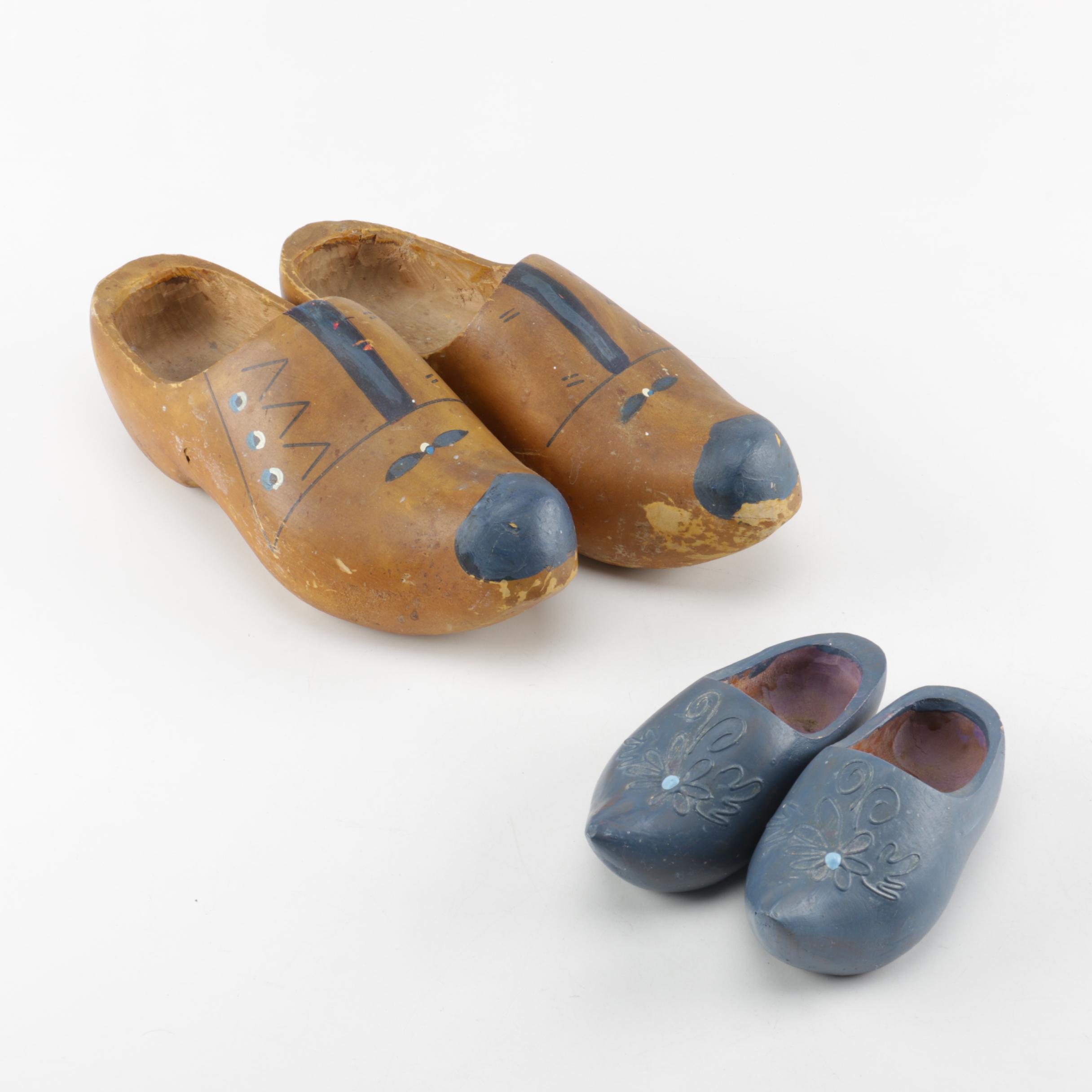 Decorative Wooden Clogs