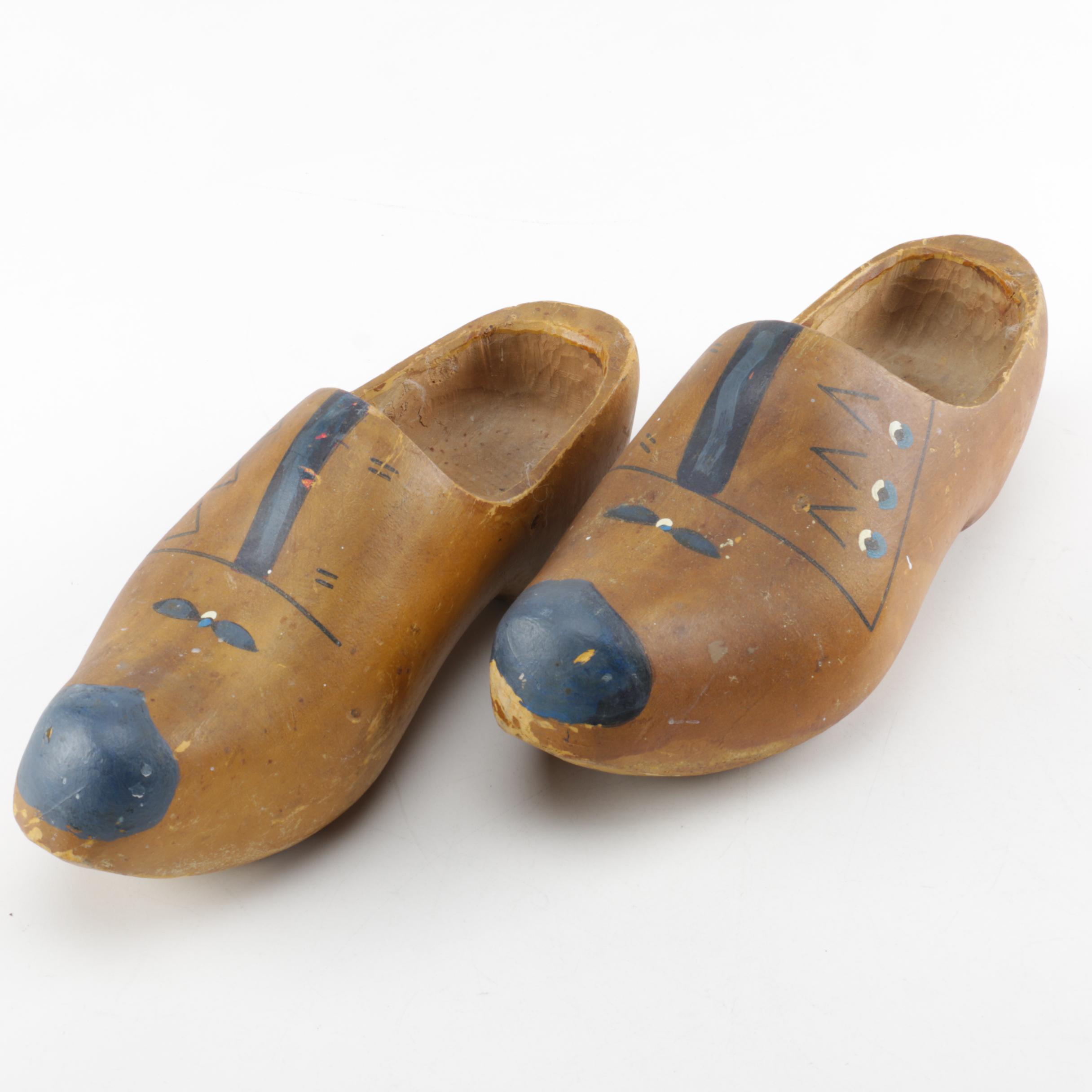 Decorative Wooden Clogs