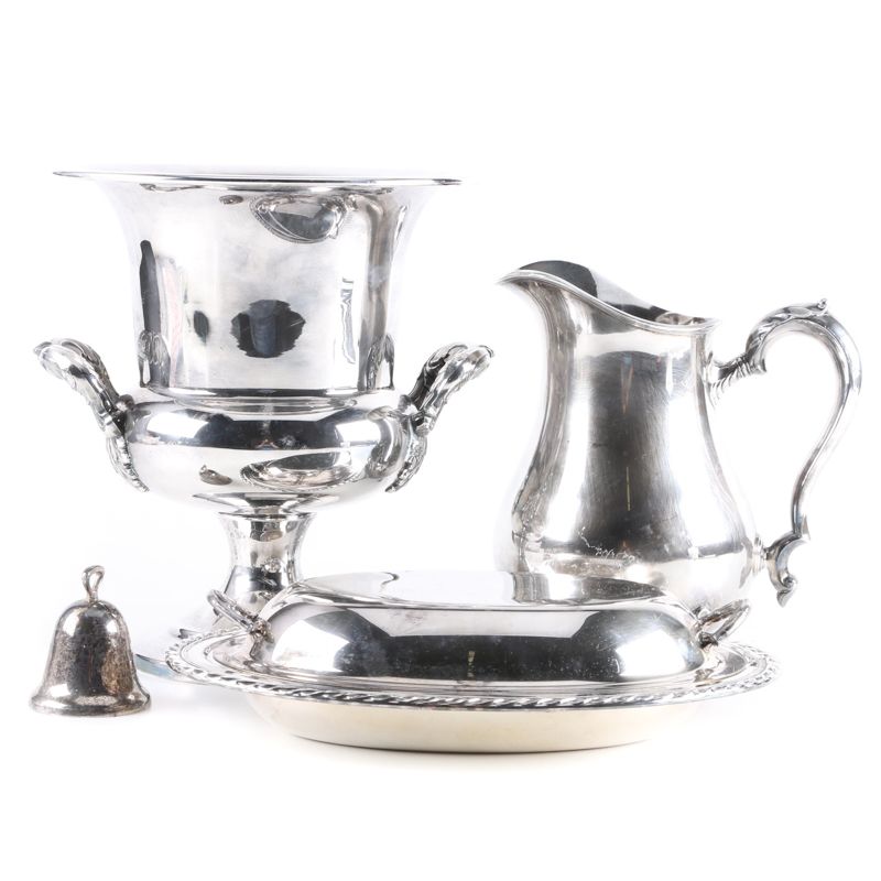Silver Plated Tableware Including Poole