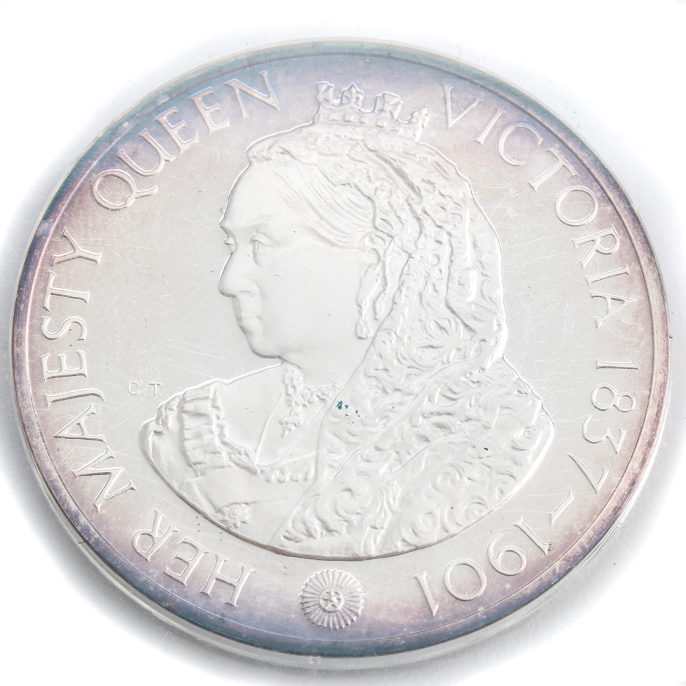 1968 Queen Victoria Commemorative Silver Proof Medal