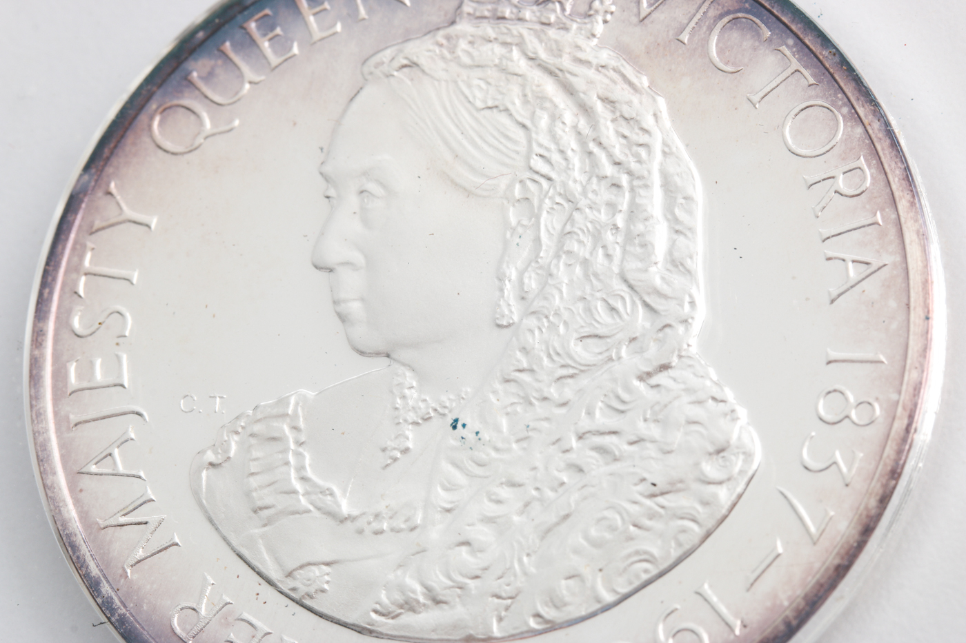 1968 Queen Victoria Commemorative Silver Proof Medal