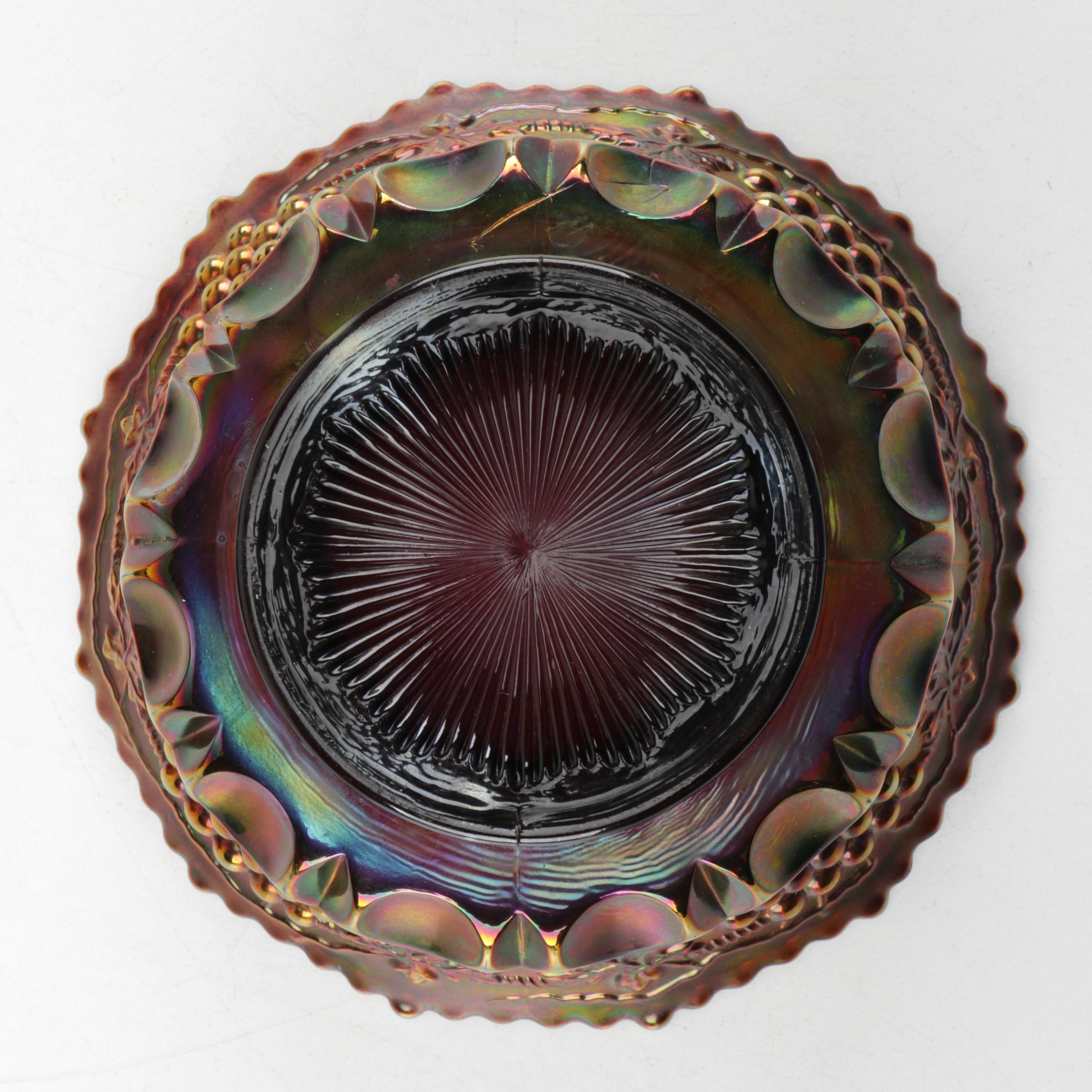 Carnival Glass Dishes with Northwood