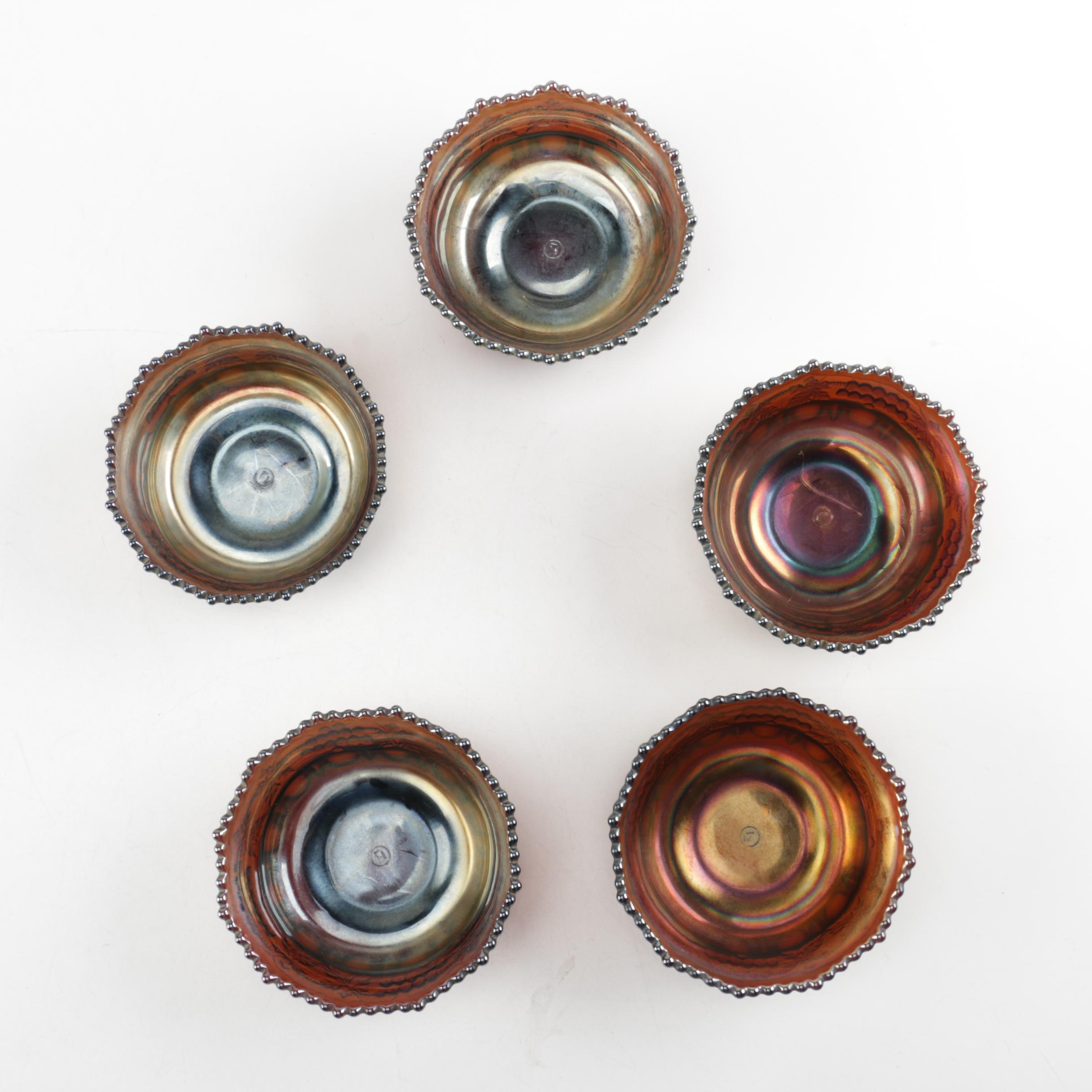 Carnival Glass Dishes with Northwood