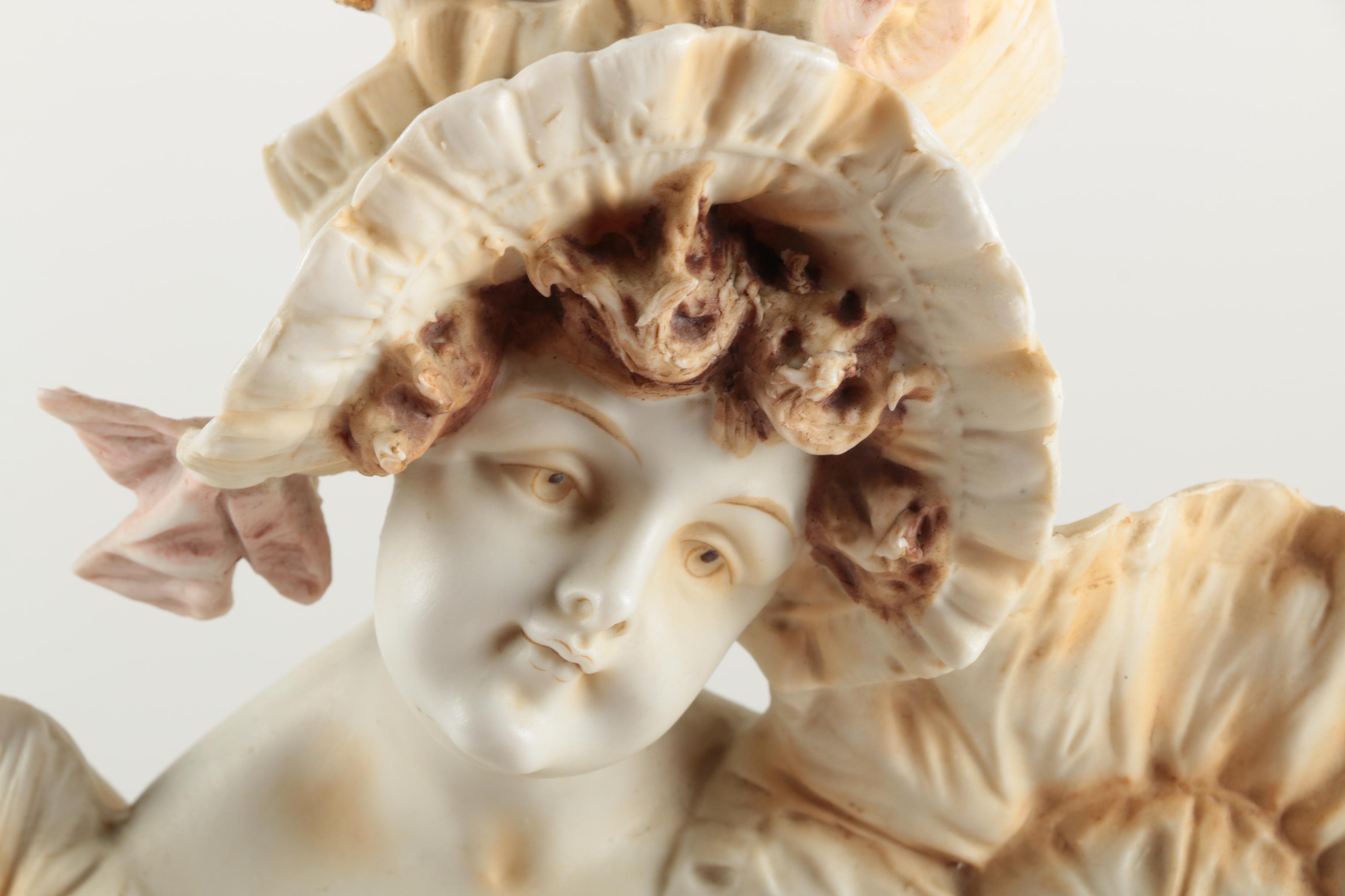 Porcelain Bust of a Woman