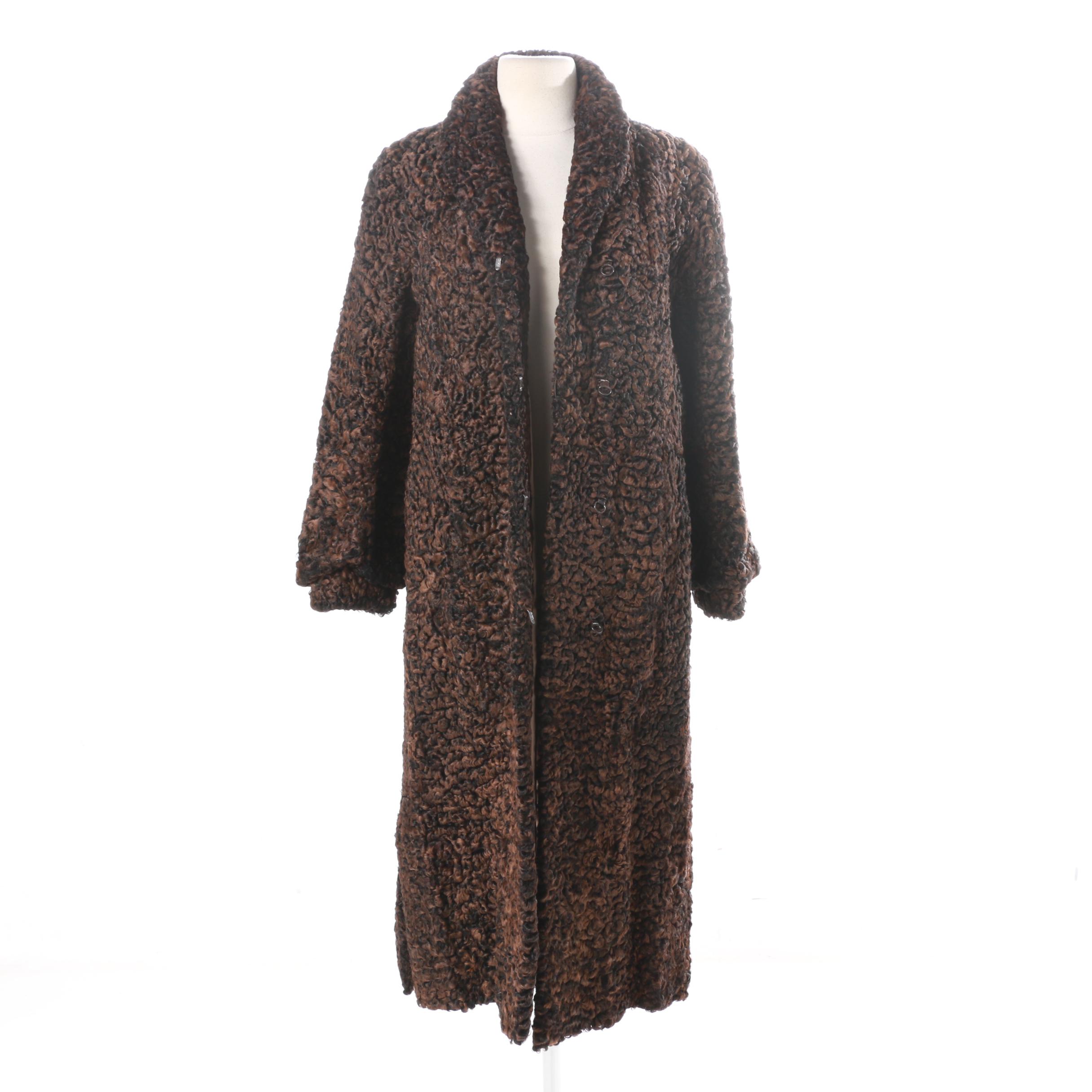 Women's Persian Lamb Coat by Silver and Landau of Chicago
