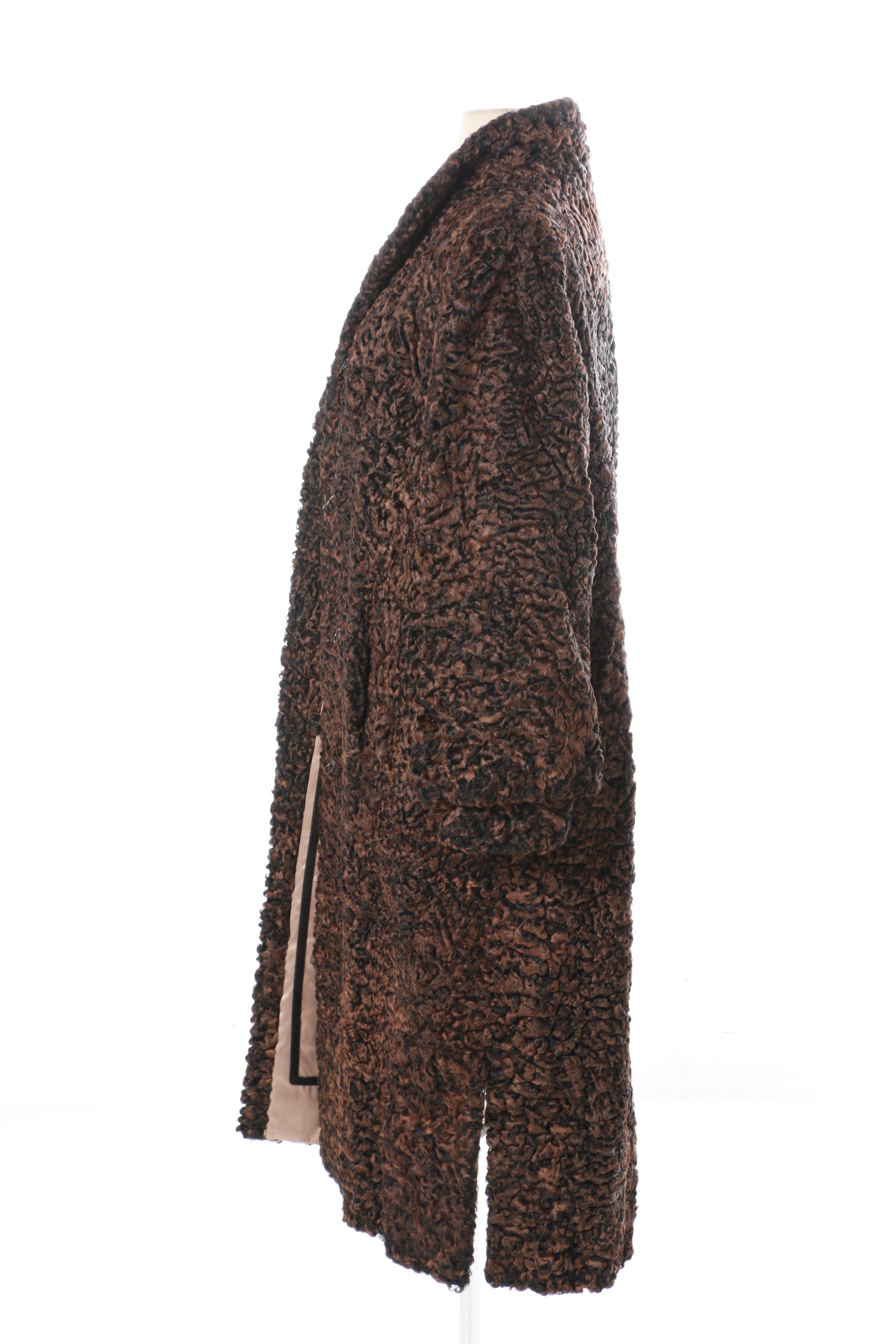 Women's Persian Lamb Coat by Silver and Landau of Chicago