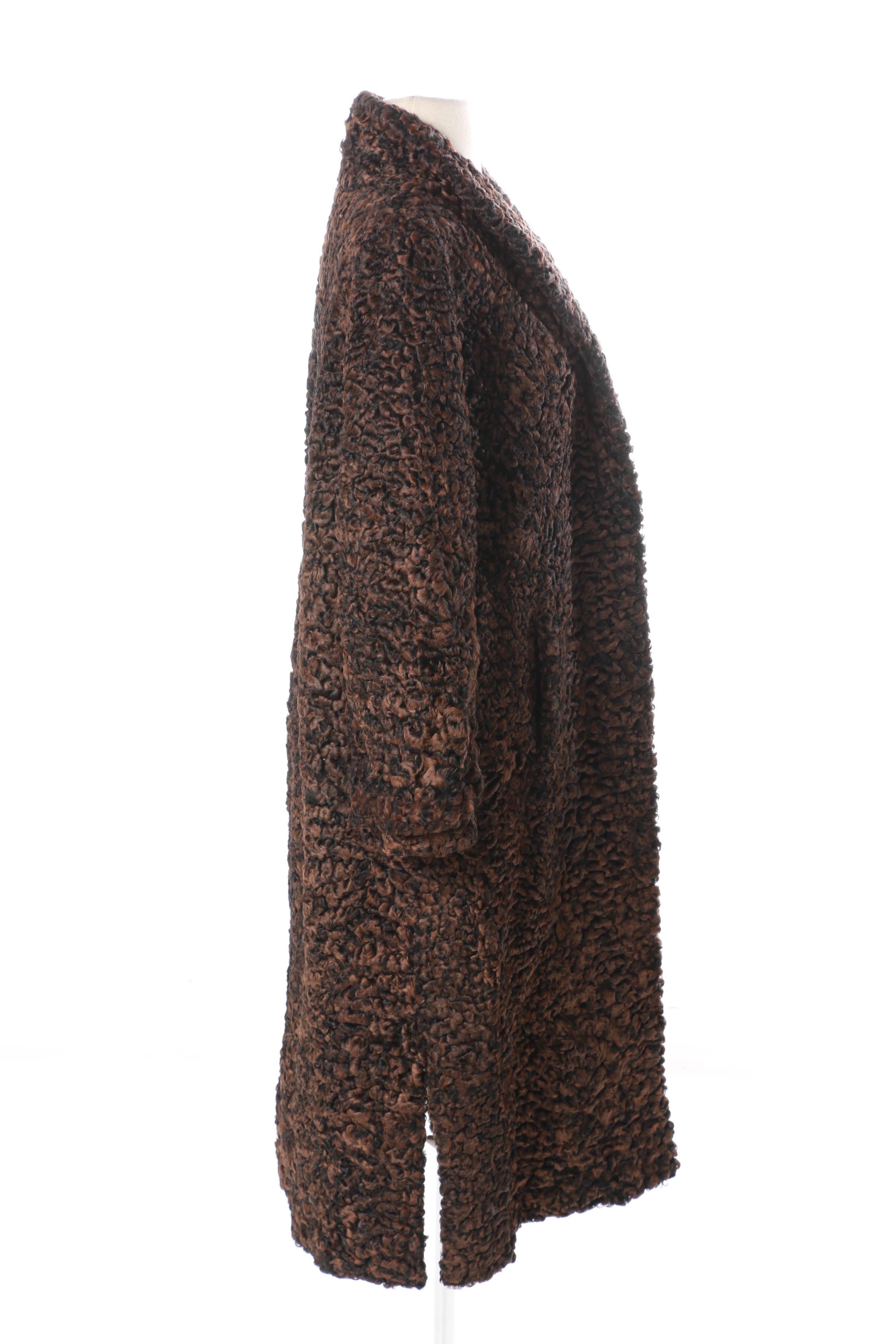 Women's Persian Lamb Coat by Silver and Landau of Chicago