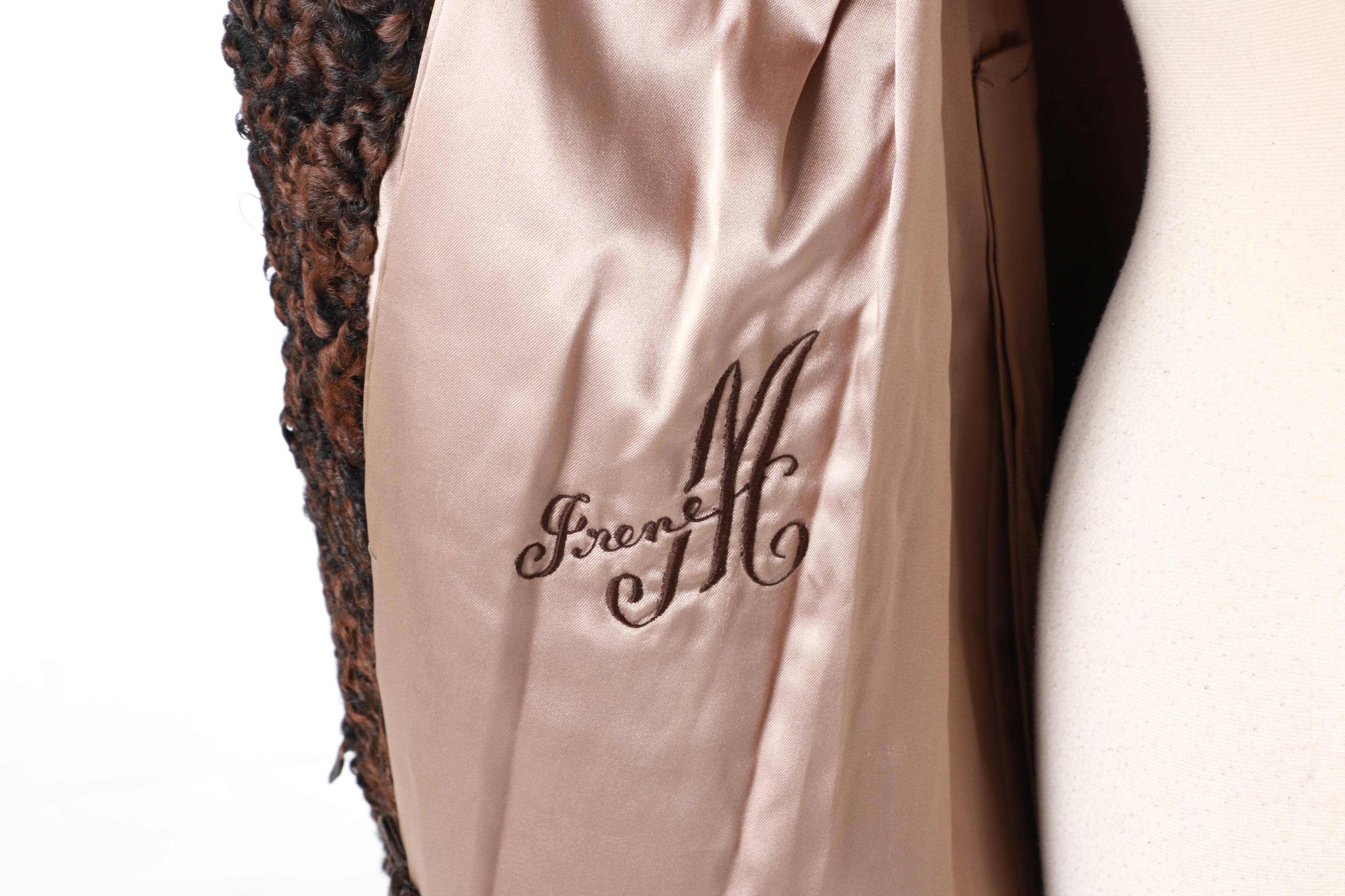 Women's Persian Lamb Coat by Silver and Landau of Chicago