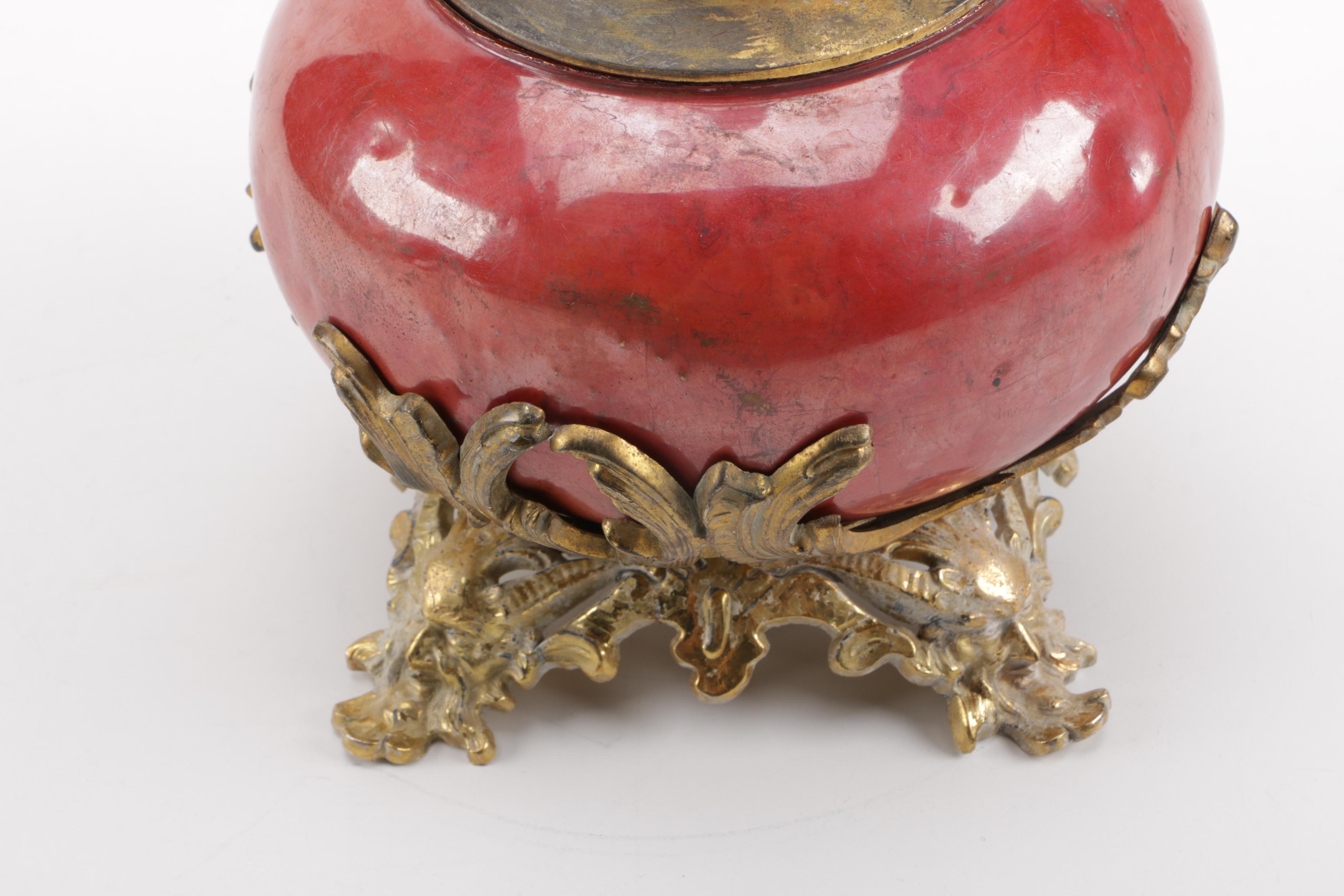 Brass and Enamel Vase