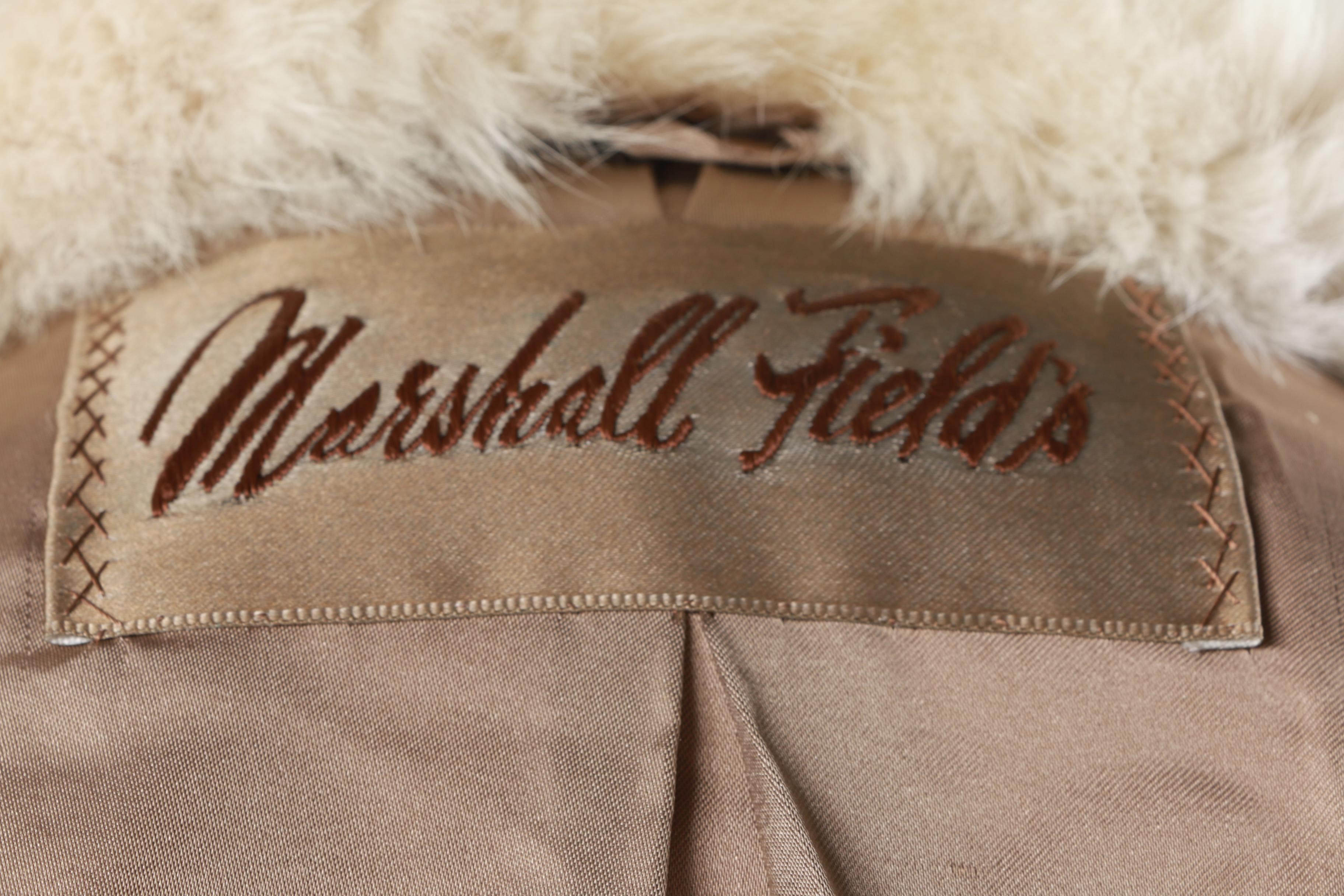 Bill Blass Furs Women's White Fox Coat