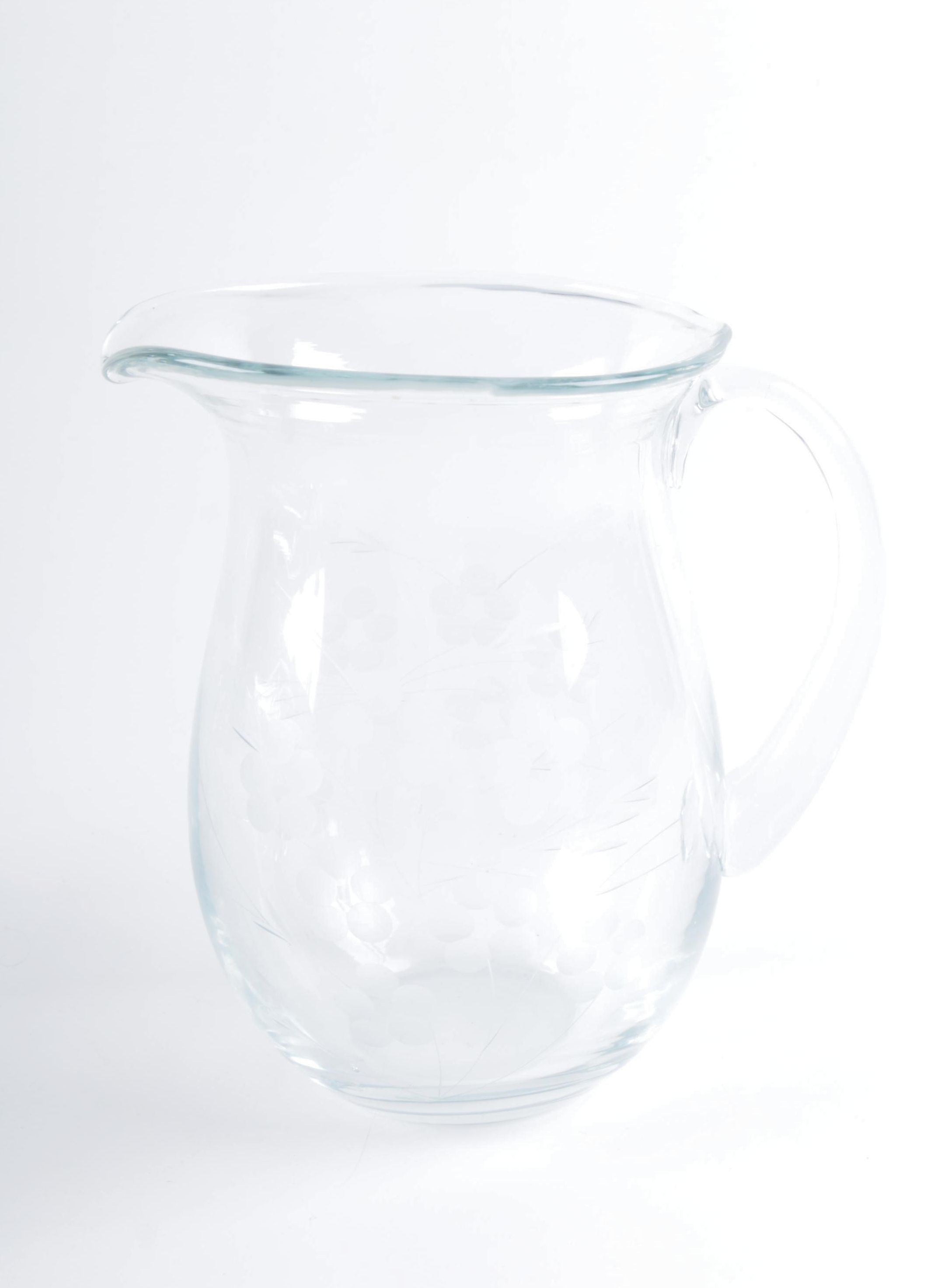 Glass Etched Pitchers