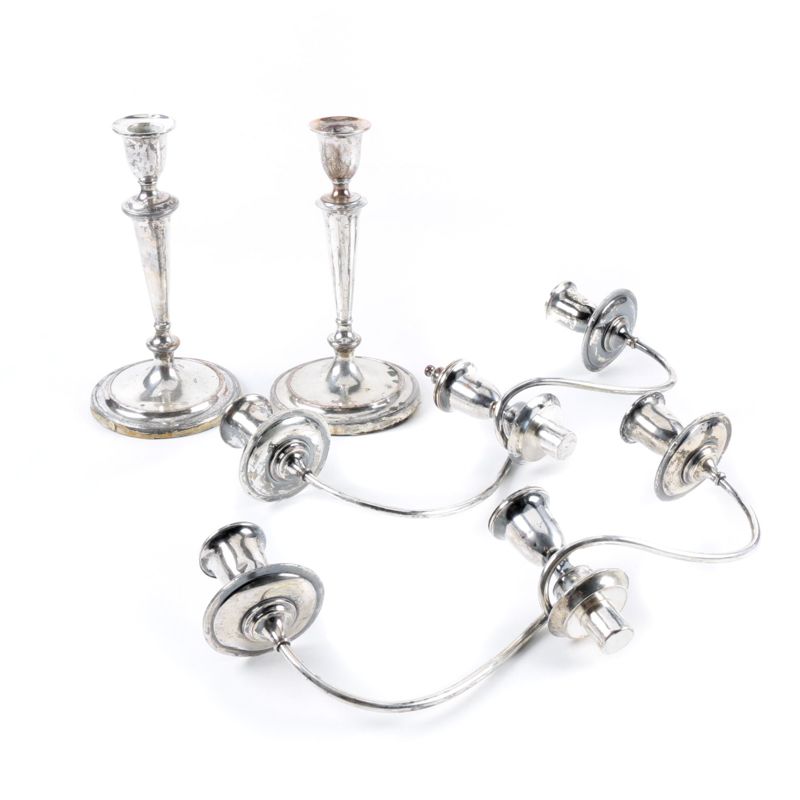Silver Plated Candelabra