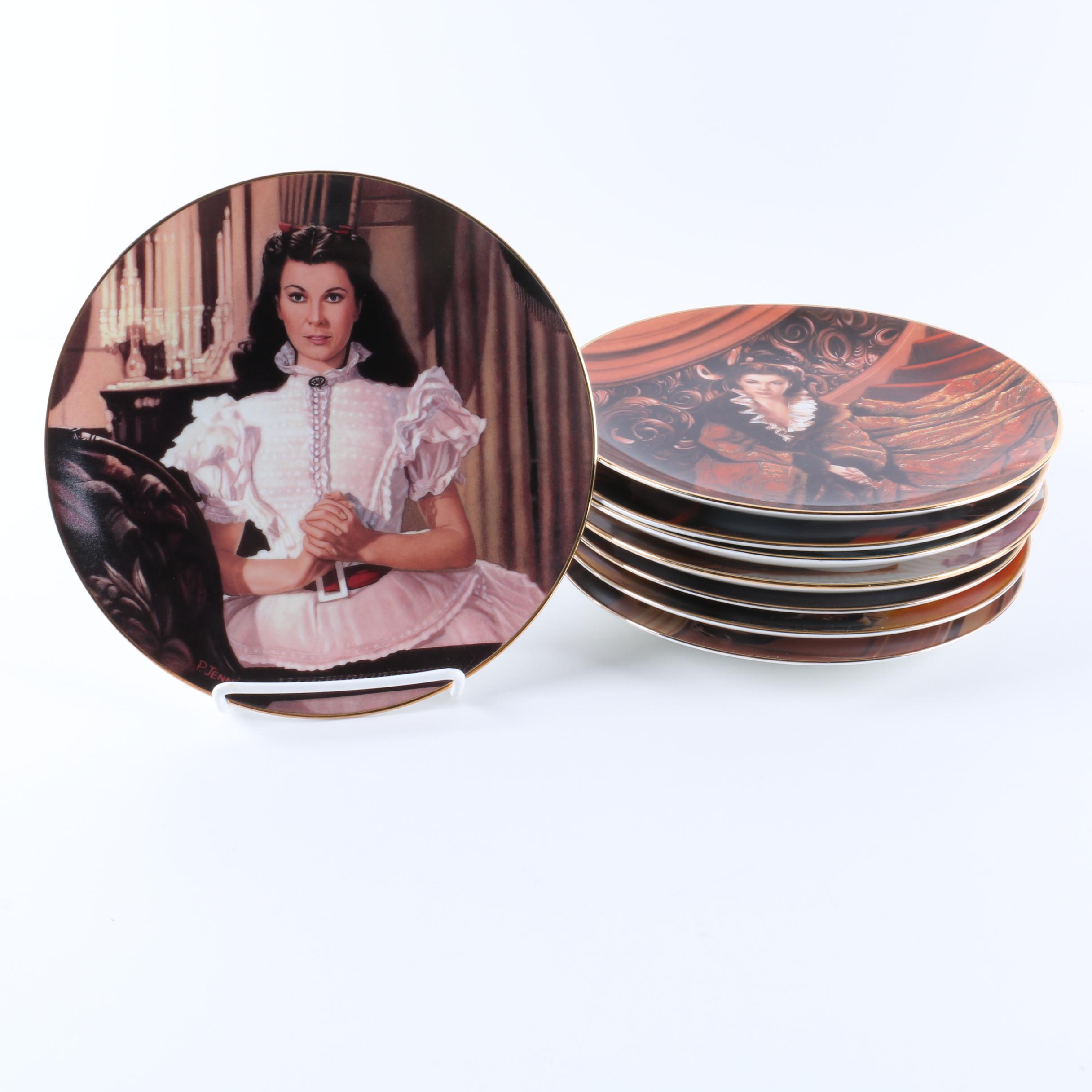 W.S. George "Gone with the Wind" Limited Edition Commemorative Plates
