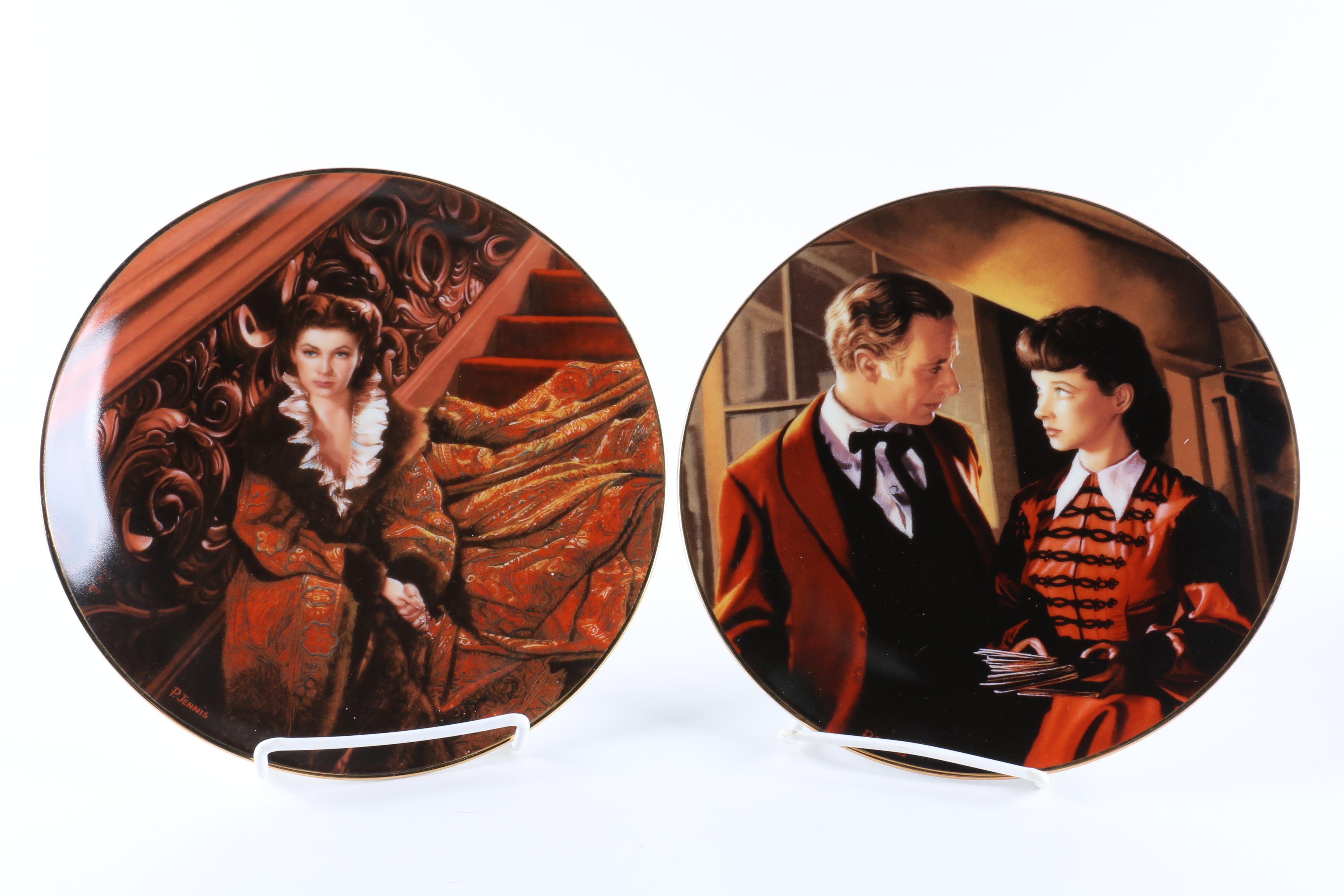W.S. George "Gone with the Wind" Limited Edition Commemorative Plates