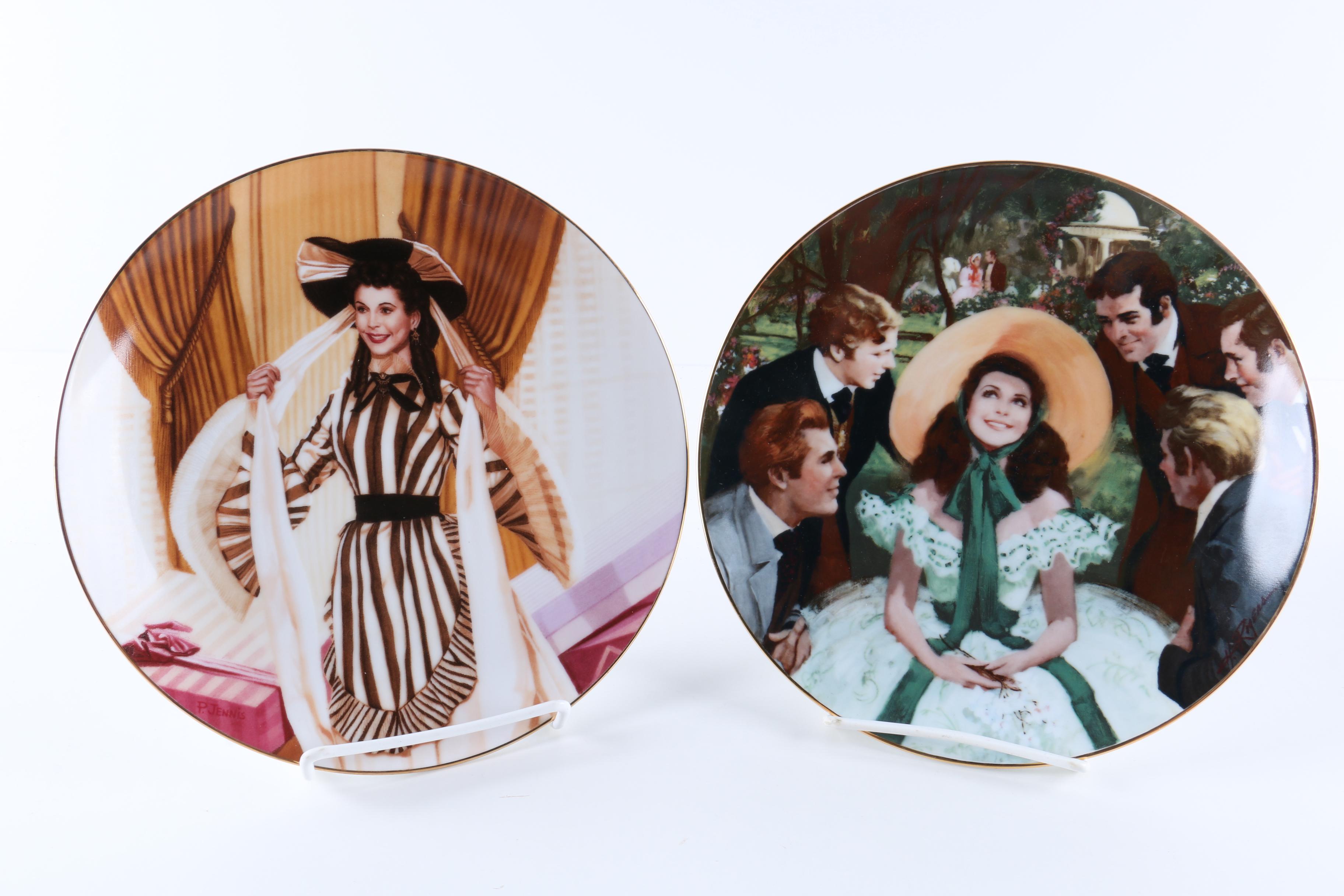 W.S. George "Gone with the Wind" Limited Edition Commemorative Plates