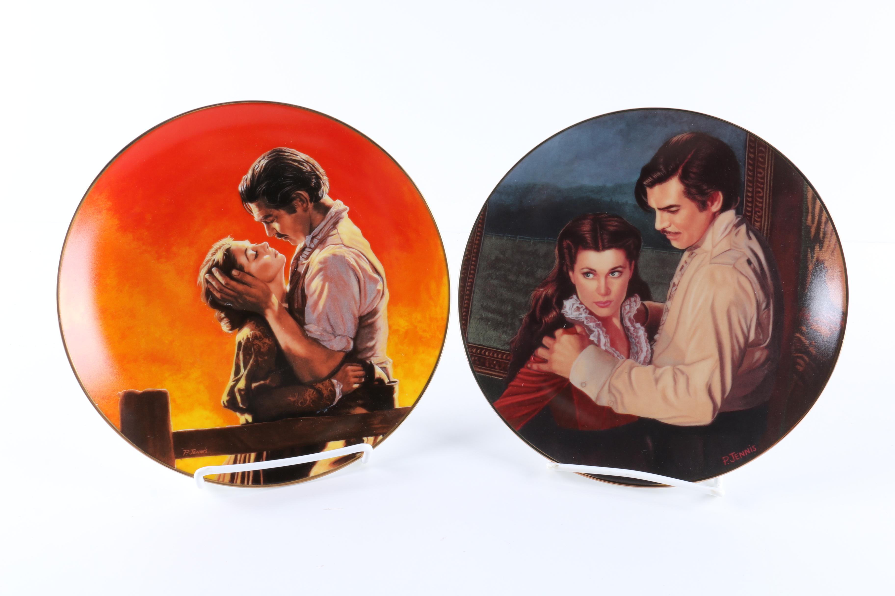 W.S. George "Gone with the Wind" Limited Edition Commemorative Plates