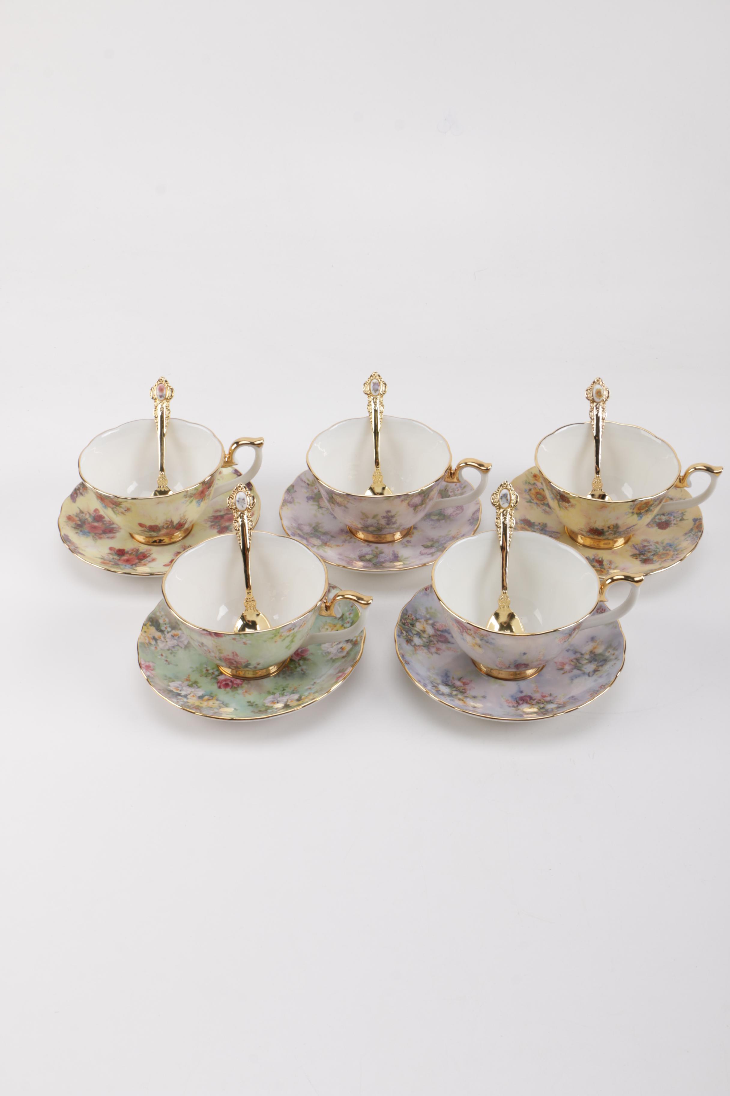 Bradford Editions "Lena Liu’s Glorious Chintz" Tableware and More
