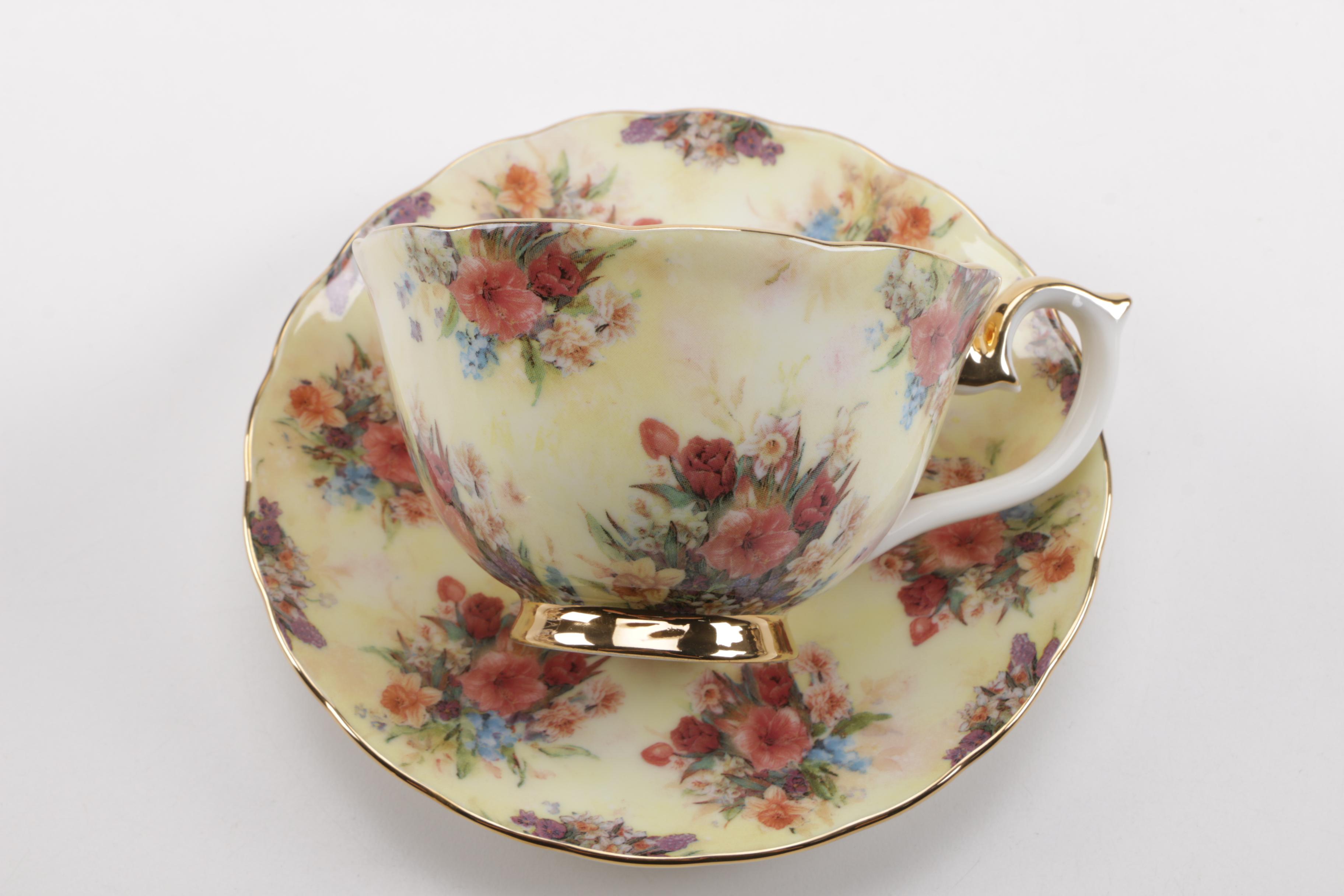Bradford Editions "Lena Liu’s Glorious Chintz" Tableware and More