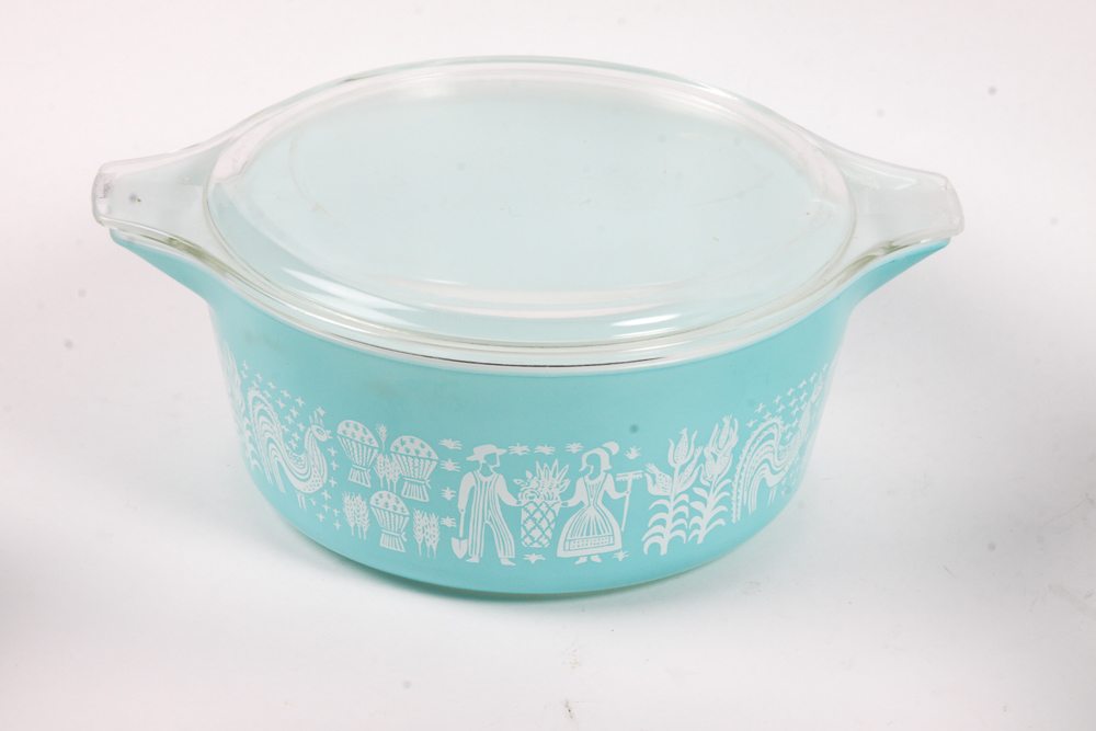 Vintage Blue and White Pyrex