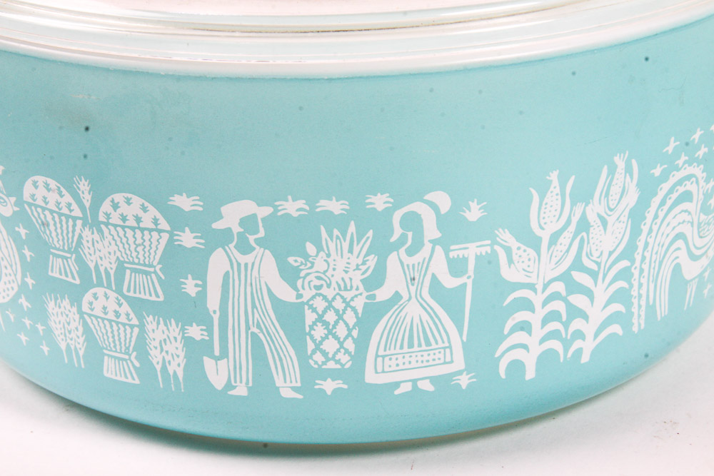 Vintage Blue and White Pyrex